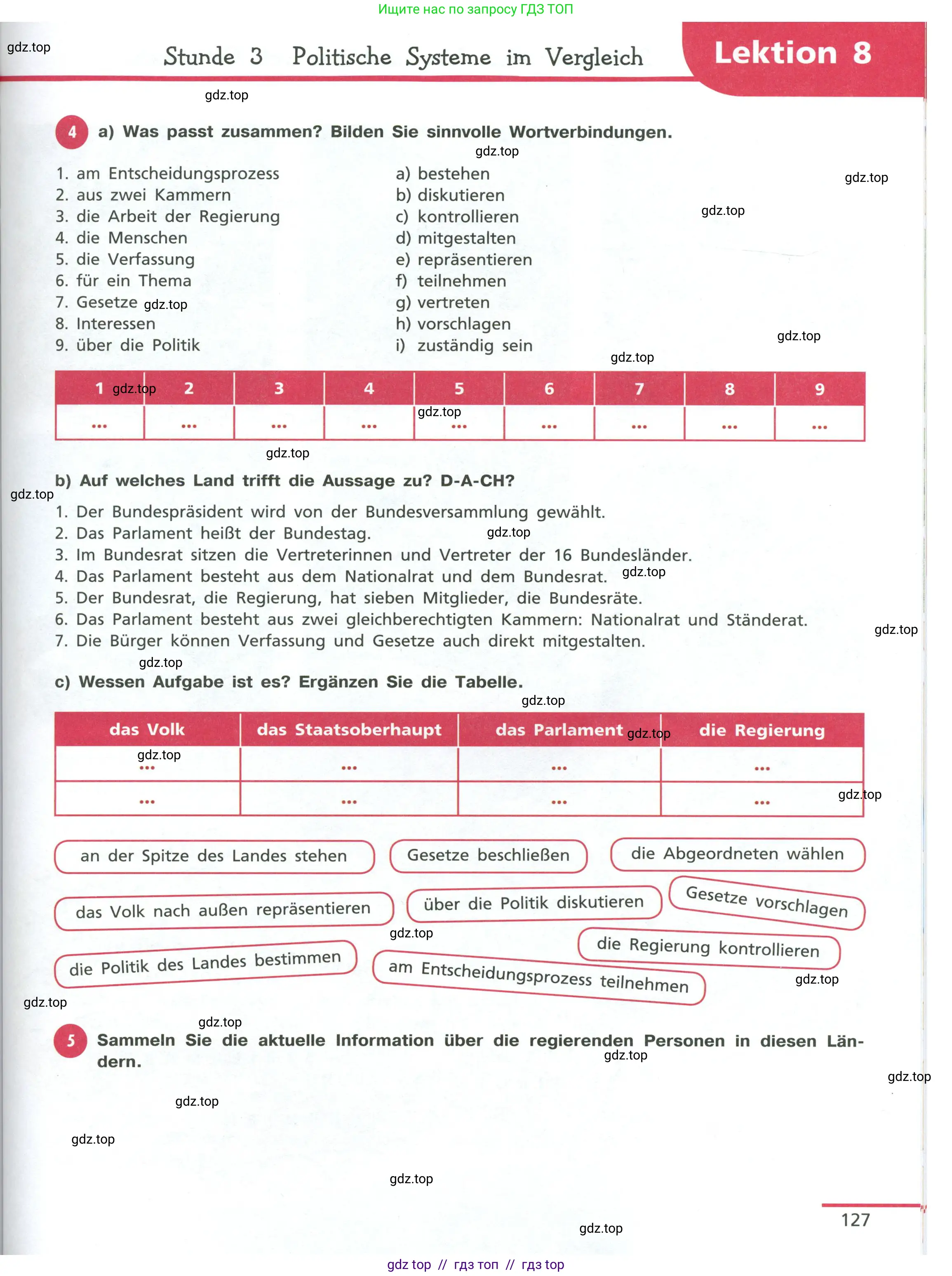 Немецкий язык (Deutsch), 11 класс учебник (lehrbuch), авторы: Бим Инесса Львовна (Bim I), Лытаева Мария Александровна (Lytajewa M), издательство Просвещение, Москва, страница 127