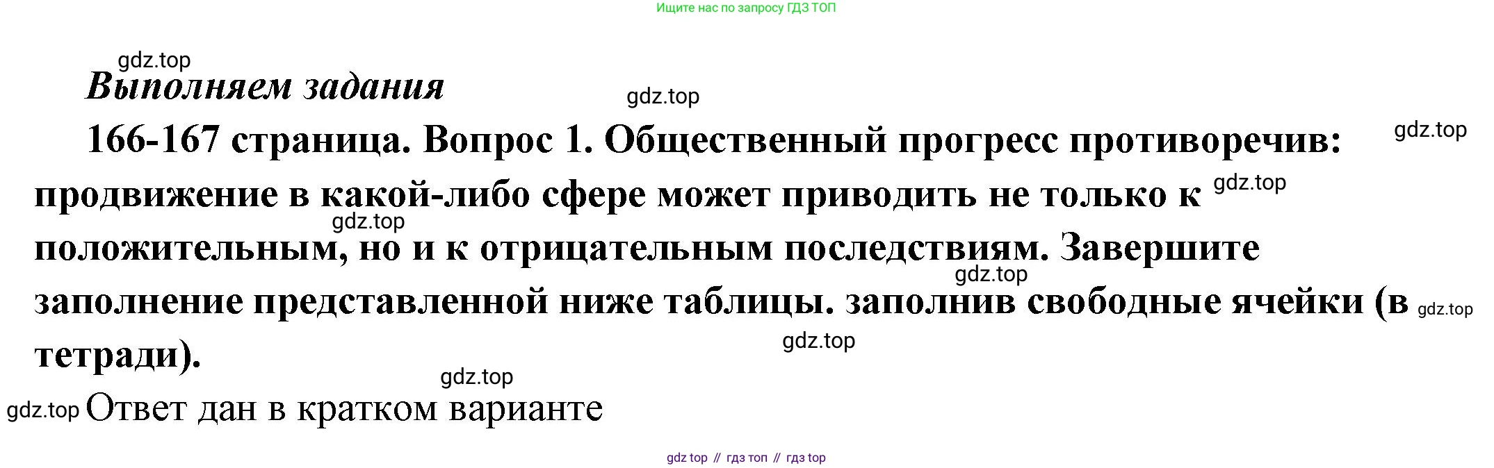 ГДЗ Обществознание, 6 класс Учебник, авторы: Боголюбов Леонид Наумович, Рутковская Елена Лазаревна, Иванова Людмила Фроловна, Виноградова Наталья Федоровна, Городецкая Наталия Ивановна, Лазебникова Анна Юрьевна, Лискова Татьяна Евгеньевна, Лобанов Илья Анатольевич, Французова Ольга Александровна, издательство Просвещение, Москва, 2023, оранжевого цвета, страница 166, номер 1, Решение (подробный ответ)