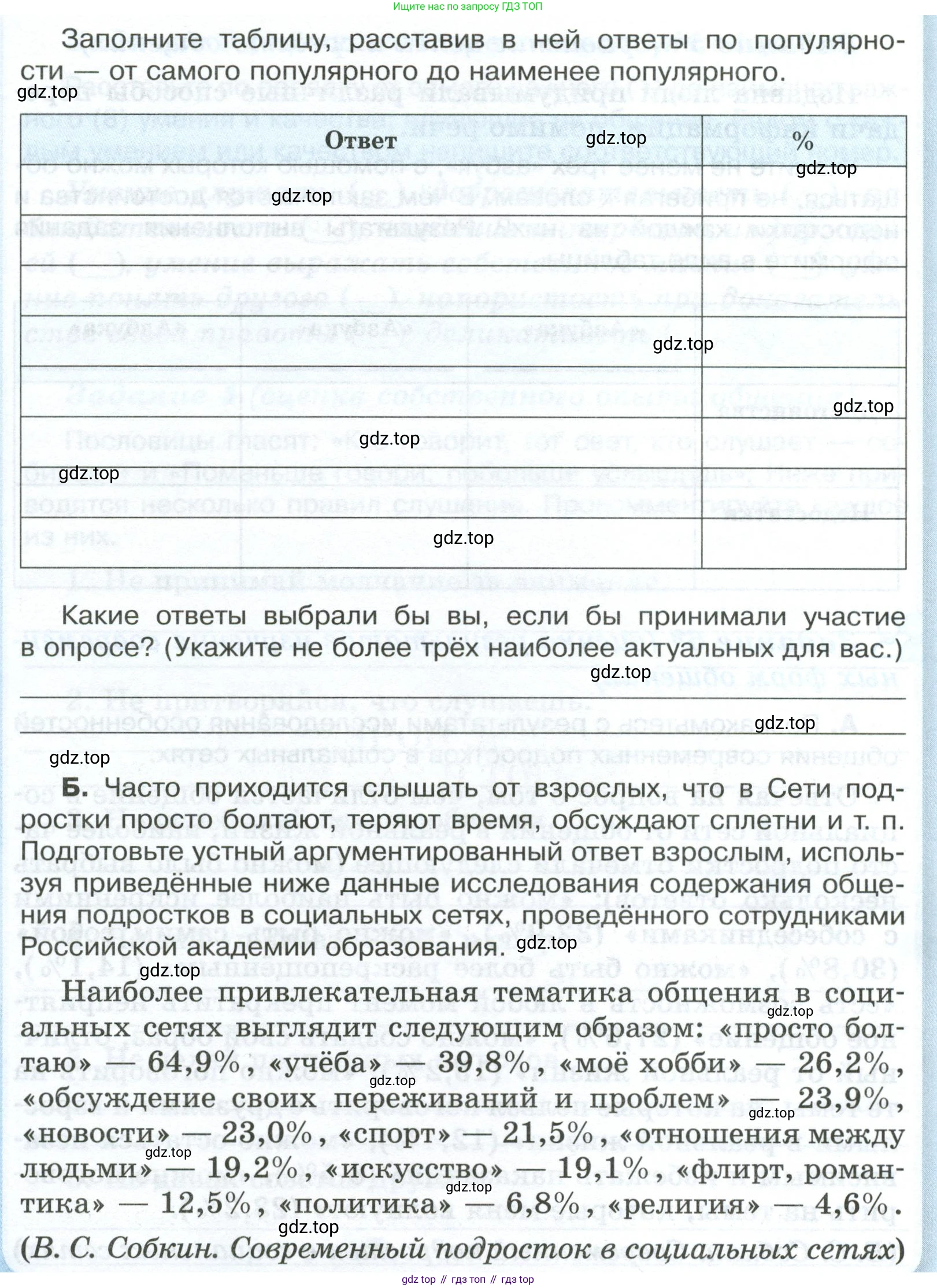 ГДЗ Обществознание, 6 класс рабочая тетрадь, автор: Иванова Людмила Фроловна, издательство Просвещение, Москва, 2023, оранжевого цвета, страница 35, номер 6, Условие (продолжение 2)