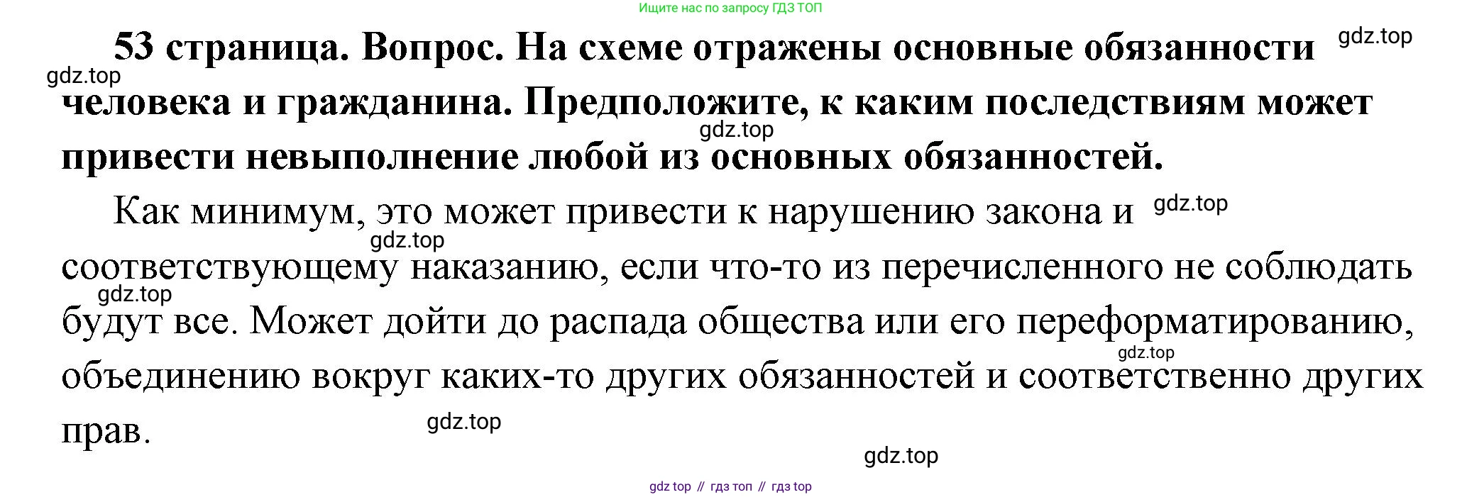 ГДЗ Обществознание, 7 класс Учебник, авторы: Боголюбов Леонид Наумович, Лазебникова Анна Юрьевна, Половникова Анастасия Владимировна, Жильцова Евгения Ивановна, Иванова Людмила Фроловна, Рутковская Елена Лазаревна, Матвеев Александр Измайлович, Французова Ольга Александровна, Лобанов Илья Анатольевич, издательство Просвещение, Москва, 2023, страница 53, номер 7, Решение (краткий овет)