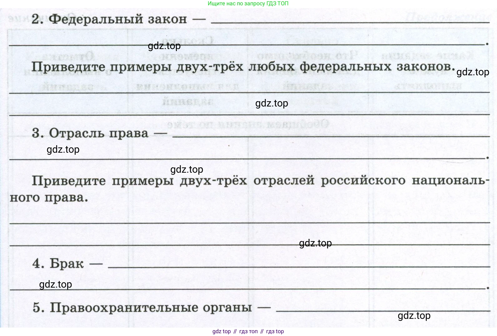 ГДЗ Обществознание, 7 класс рабочая тетрадь, авторы: Лобанов Илья Анатольевич, Шапарина Ольга Николаевна, издательство Просвещение, Москва, 2023, страница 63, номер 1, Условие (продолжение 2)