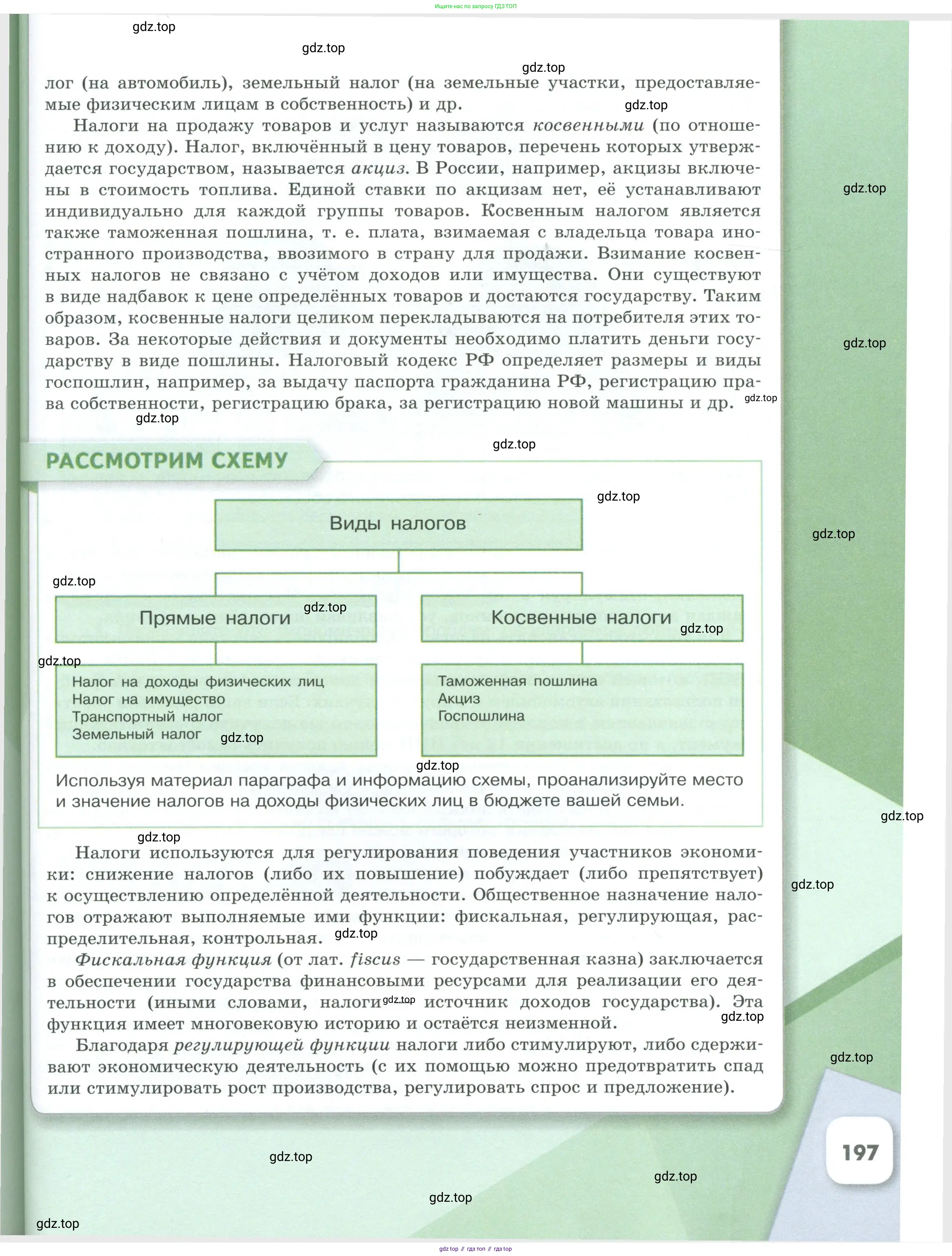Обществознание, 8 класс Учебник, авторы: Боголюбов Леонид Наумович, Городецкая Наталия Ивановна, Иванова Людмила Фроловна, Лазебникова Анна Юрьевна, Рутковская Елена Лазаревна, Лобанов Илья Анатольевич, Французова Ольга Александровна, Зуев Василий Евгеньевич, Коланьков Александр Валерьевич, Бабенко Андрей Викторович, издательство Просвещение, Москва, 2023, зелёного цвета, страница 197