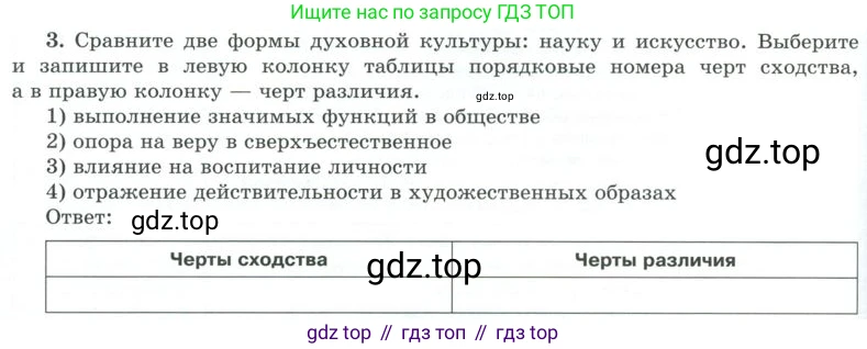 Обществознание, 8 класс Учебник, авторы: Боголюбов Леонид Наумович, Городецкая Наталия Ивановна, Иванова Людмила Фроловна, Лазебникова Анна Юрьевна, Рутковская Елена Лазаревна, Лобанов Илья Анатольевич, Французова Ольга Александровна, Зуев Василий Евгеньевич, Коланьков Александр Валерьевич, Бабенко Андрей Викторович, издательство Просвещение, Москва, 2023, зелёного цвета, страница 202, номер 3, Условие
