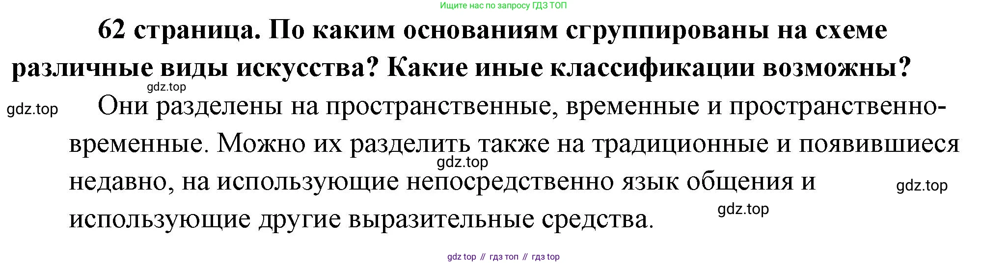 Обществознание, 8 класс Учебник, авторы: Боголюбов Леонид Наумович, Городецкая Наталия Ивановна, Иванова Людмила Фроловна, Лазебникова Анна Юрьевна, Рутковская Елена Лазаревна, Лобанов Илья Анатольевич, Французова Ольга Александровна, Зуев Василий Евгеньевич, Коланьков Александр Валерьевич, Бабенко Андрей Викторович, издательство Просвещение, Москва, 2023, зелёного цвета, страница 62, Решение (краткий ответ)