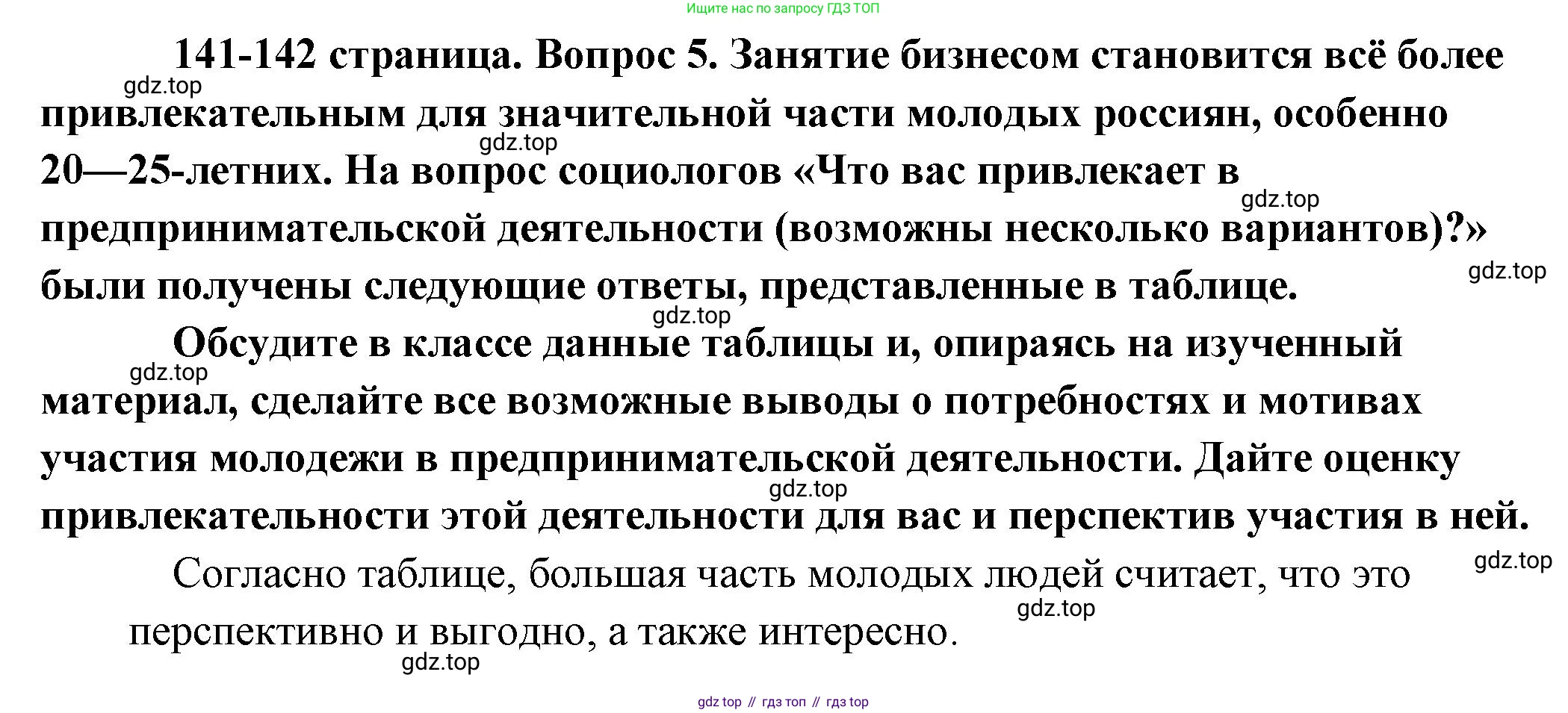Обществознание, 8 класс Учебник, авторы: Боголюбов Леонид Наумович, Городецкая Наталия Ивановна, Иванова Людмила Фроловна, Лазебникова Анна Юрьевна, Рутковская Елена Лазаревна, Лобанов Илья Анатольевич, Французова Ольга Александровна, Зуев Василий Евгеньевич, Коланьков Александр Валерьевич, Бабенко Андрей Викторович, издательство Просвещение, Москва, 2023, зелёного цвета, страница 141, номер 5, Решение (краткий ответ)