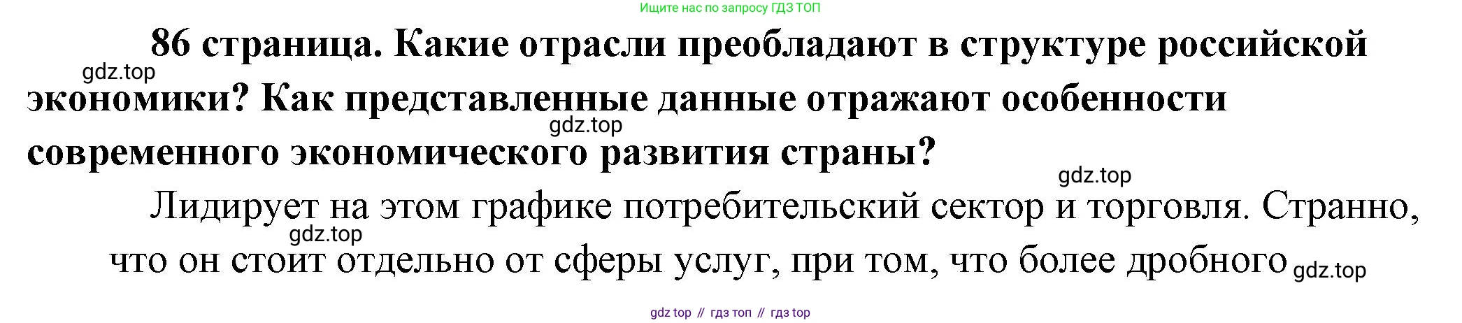 Обществознание, 8 класс Учебник, авторы: Боголюбов Леонид Наумович, Городецкая Наталия Ивановна, Иванова Людмила Фроловна, Лазебникова Анна Юрьевна, Рутковская Елена Лазаревна, Лобанов Илья Анатольевич, Французова Ольга Александровна, Зуев Василий Евгеньевич, Коланьков Александр Валерьевич, Бабенко Андрей Викторович, издательство Просвещение, Москва, 2023, зелёного цвета, страница 86, Решение (подробный ответ)
