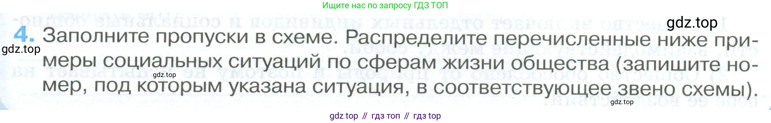 ГДЗ Обществознание, 8 класс рабочая тетрадь, авторы: Городецкая Наталия Ивановна, Рутковская Елена Лазаревна, издательство Просвещение, Москва, 2023, зелёного цвета, страница 5, номер 4, Условие