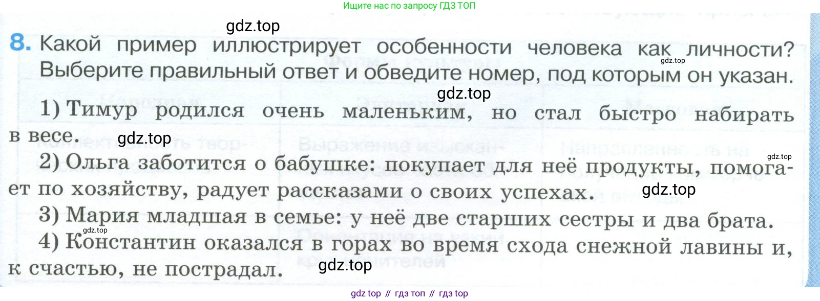 ГДЗ Обществознание, 8 класс рабочая тетрадь, авторы: Городецкая Наталия Ивановна, Рутковская Елена Лазаревна, издательство Просвещение, Москва, 2023, зелёного цвета, страница 19, номер 8, Условие