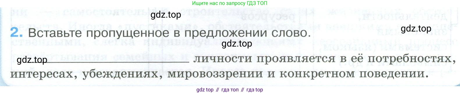 ГДЗ Обществознание, 8 класс рабочая тетрадь, авторы: Городецкая Наталия Ивановна, Рутковская Елена Лазаревна, издательство Просвещение, Москва, 2023, зелёного цвета, страница 13, номер 2, Условие