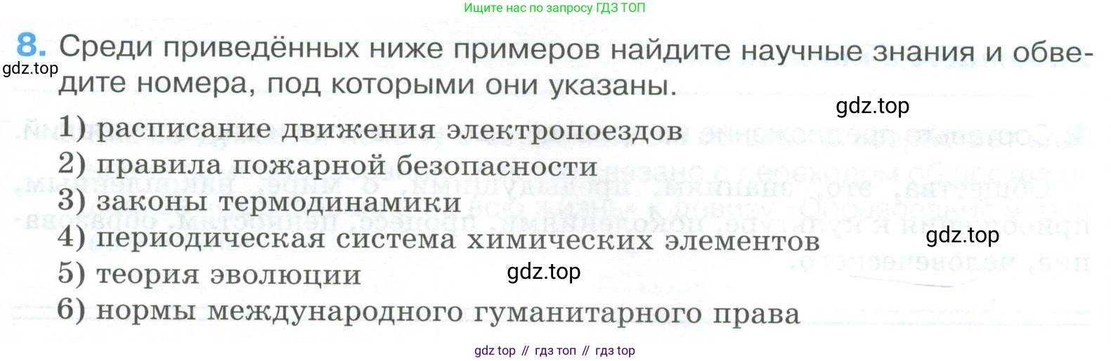 ГДЗ Обществознание, 8 класс рабочая тетрадь, авторы: Городецкая Наталия Ивановна, Рутковская Елена Лазаревна, издательство Просвещение, Москва, 2023, зелёного цвета, страница 29, номер 8, Условие