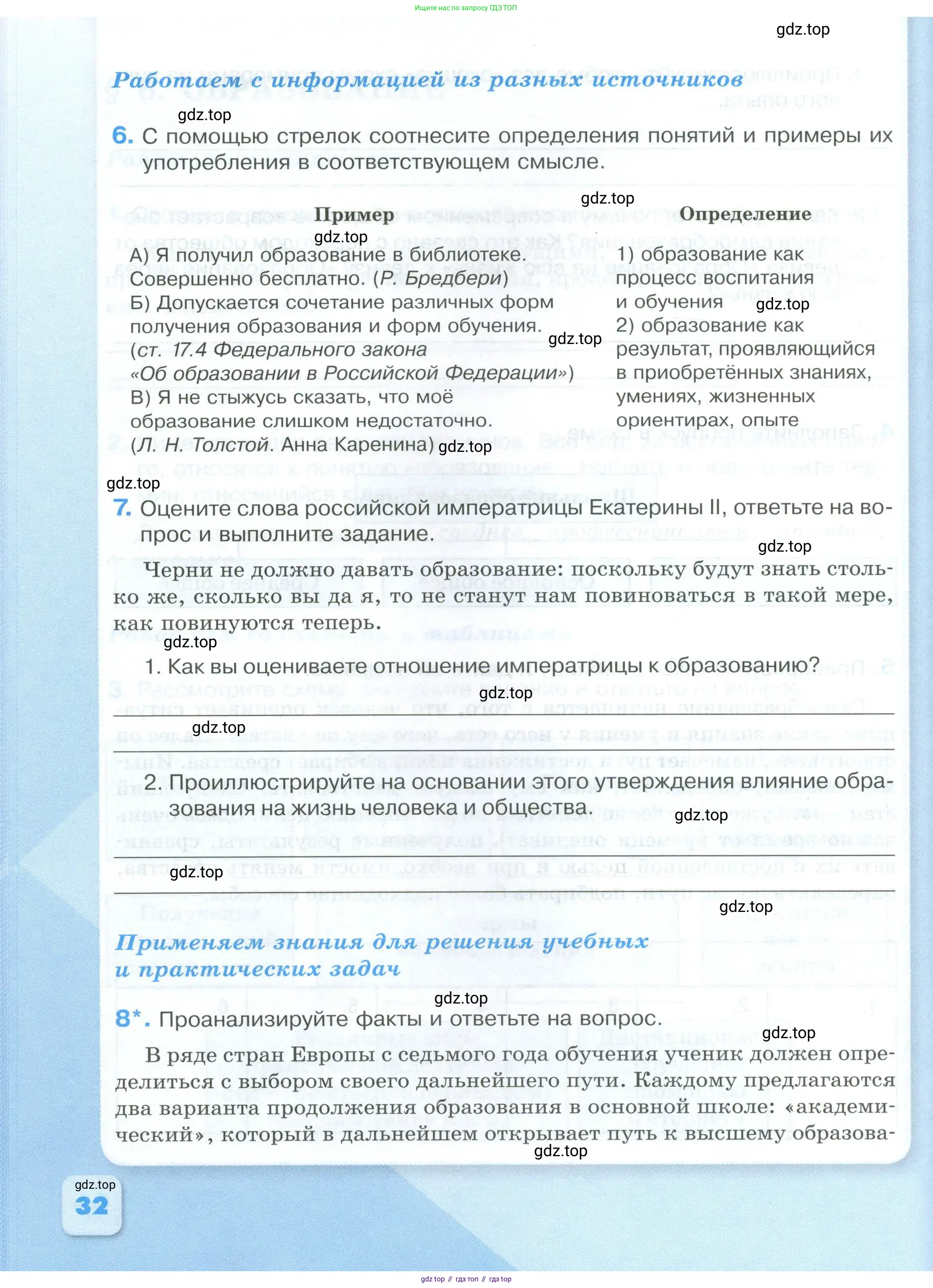 Обществознание, 8 класс рабочая тетрадь, авторы: Городецкая Наталия Ивановна, Рутковская Елена Лазаревна, издательство Просвещение, Москва, 2023, зелёного цвета, страница 32