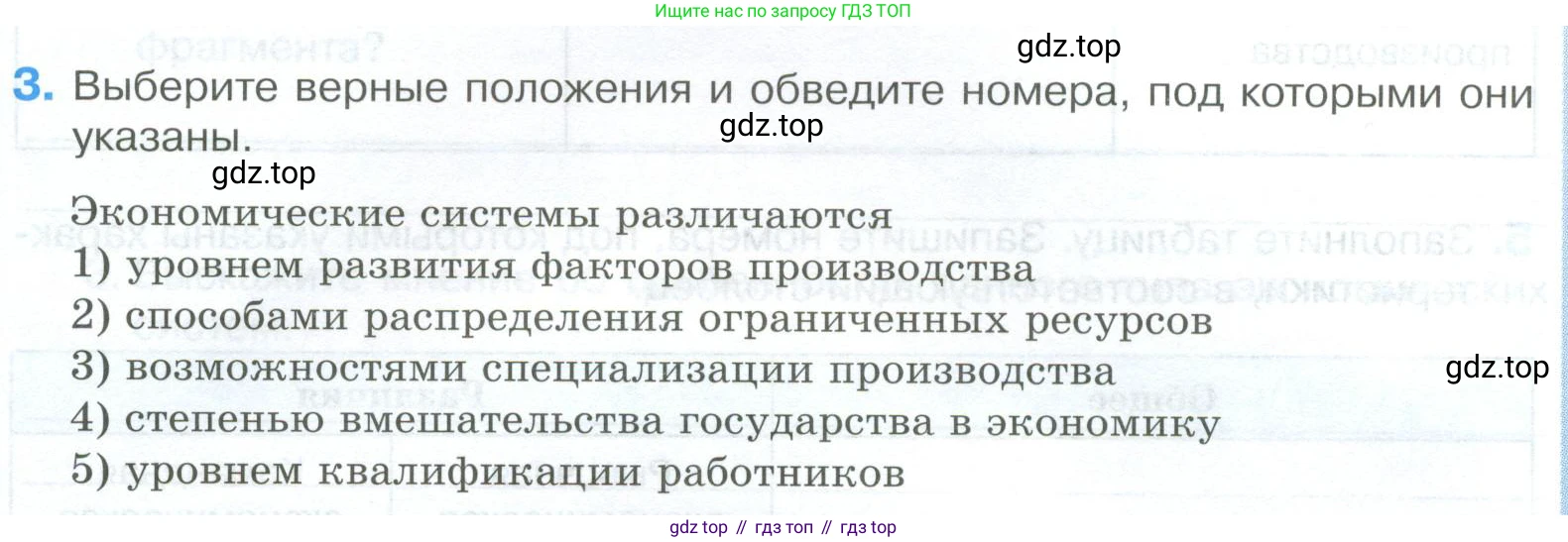 ГДЗ Обществознание, 8 класс рабочая тетрадь, авторы: Городецкая Наталия Ивановна, Рутковская Елена Лазаревна, издательство Просвещение, Москва, 2023, зелёного цвета, страница 51, номер 3, Условие