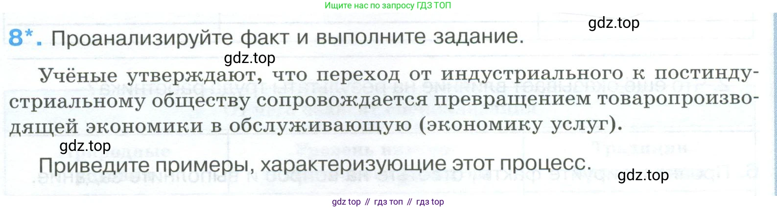 ГДЗ Обществознание, 8 класс рабочая тетрадь, авторы: Городецкая Наталия Ивановна, Рутковская Елена Лазаревна, издательство Просвещение, Москва, 2023, зелёного цвета, страница 58, номер 8, Условие