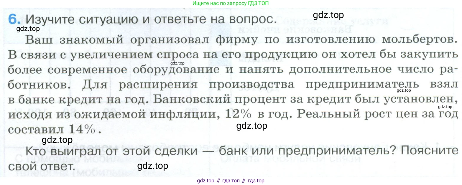 ГДЗ Обществознание, 8 класс рабочая тетрадь, авторы: Городецкая Наталия Ивановна, Рутковская Елена Лазаревна, издательство Просвещение, Москва, 2023, зелёного цвета, страница 96, номер 6, Условие