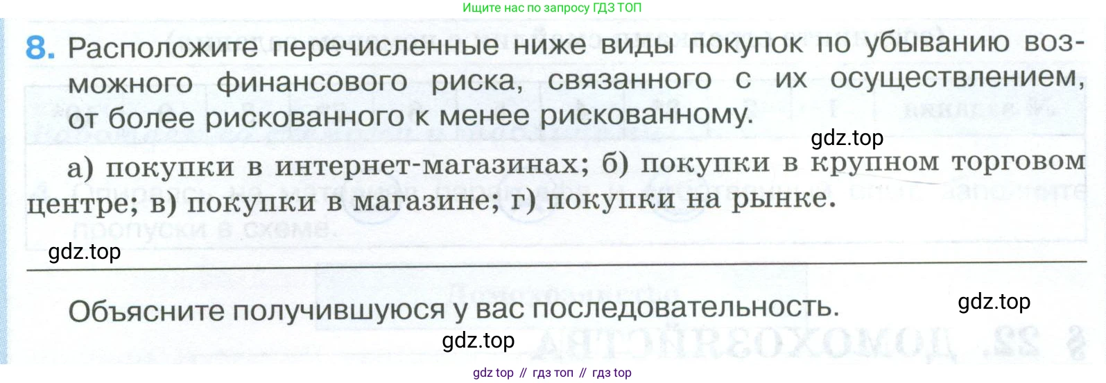 ГДЗ Обществознание, 8 класс рабочая тетрадь, авторы: Городецкая Наталия Ивановна, Рутковская Елена Лазаревна, издательство Просвещение, Москва, 2023, зелёного цвета, страница 107, номер 8, Условие
