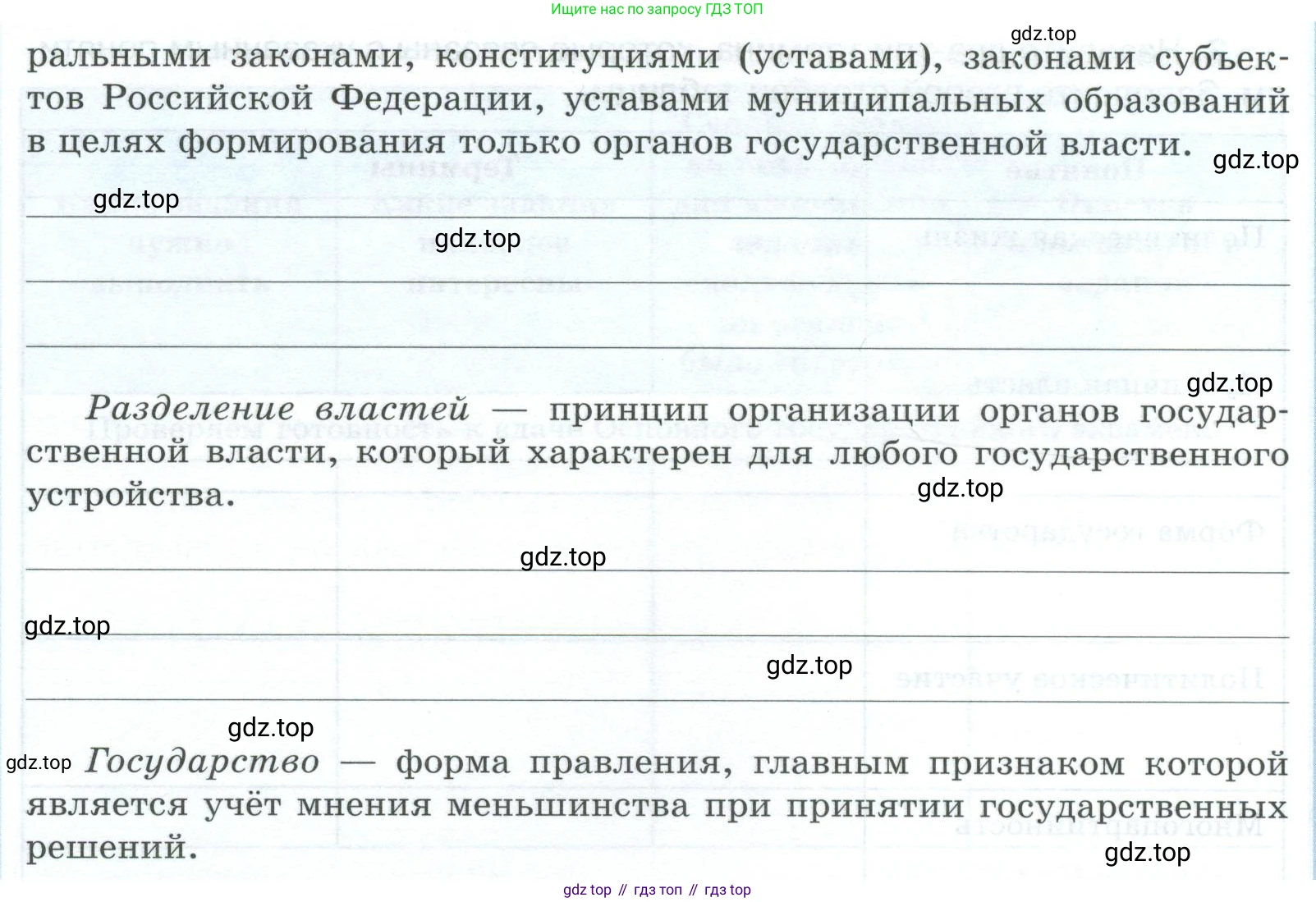 ГДЗ Обществознание, 9 класс рабочая тетрадь, авторы: Лазебникова Анна Юрьевна, Лобанов Илья Анатольевич, издательство Просвещение, Москва, 2024, страница 9, номер 3, Условие (продолжение 2)