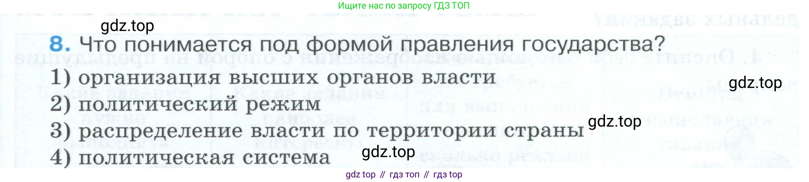 ГДЗ Обществознание, 9 класс рабочая тетрадь, авторы: Лазебникова Анна Юрьевна, Лобанов Илья Анатольевич, издательство Просвещение, Москва, 2024, страница 31, номер 8, Условие