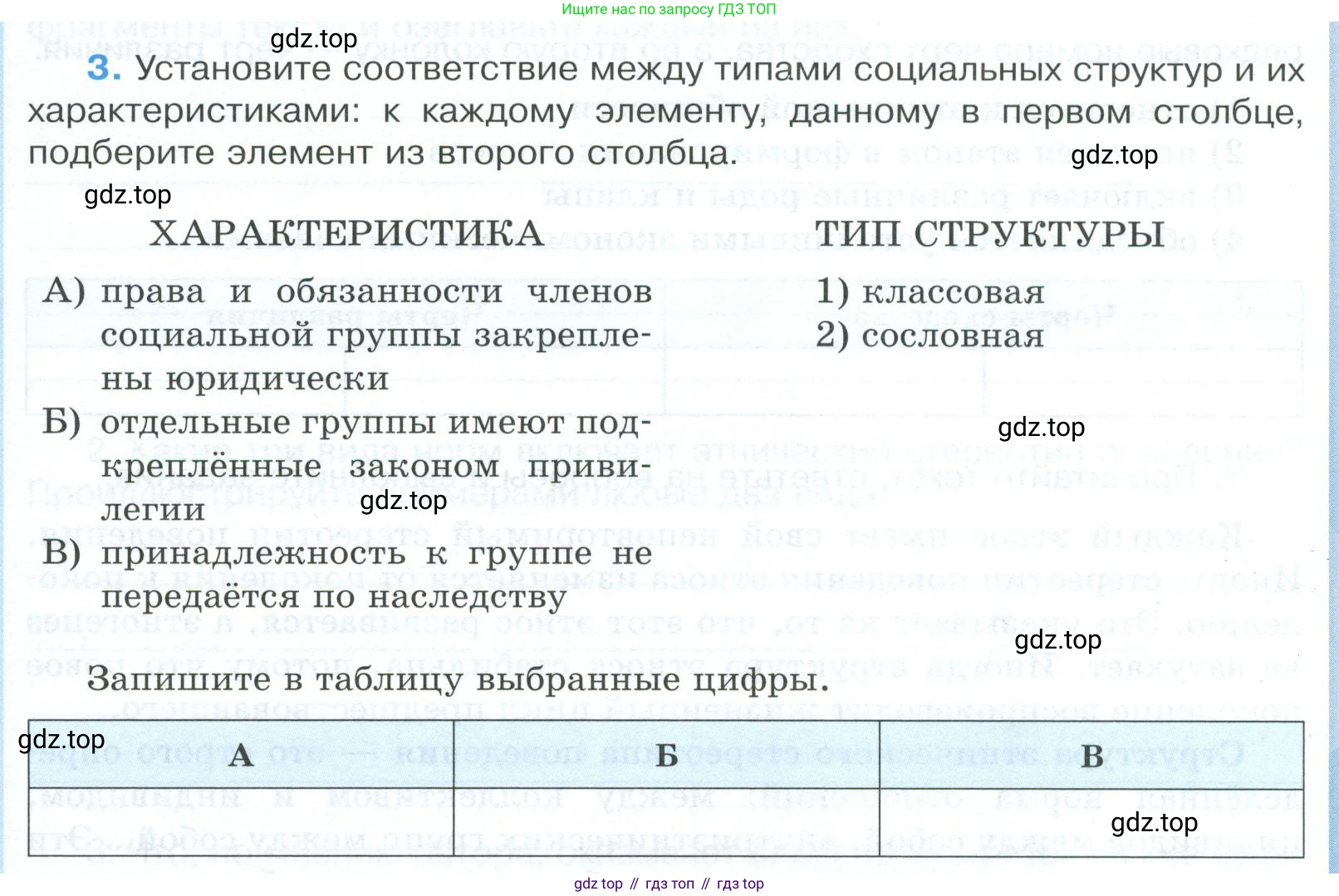 ГДЗ Обществознание, 9 класс рабочая тетрадь, авторы: Лазебникова Анна Юрьевна, Лобанов Илья Анатольевич, издательство Просвещение, Москва, 2024, страница 85, номер 3, Условие