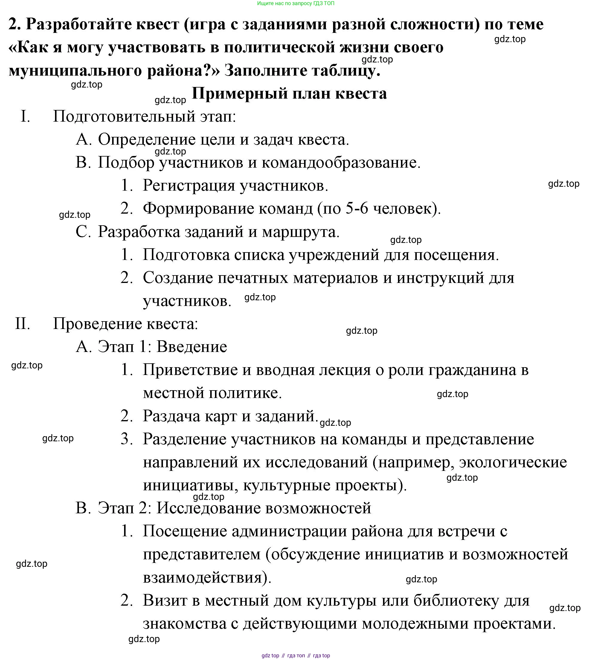 ГДЗ Обществознание, 9 класс рабочая тетрадь, авторы: Лазебникова Анна Юрьевна, Лобанов Илья Анатольевич, издательство Просвещение, Москва, 2024, страница 27, номер 2, Решение