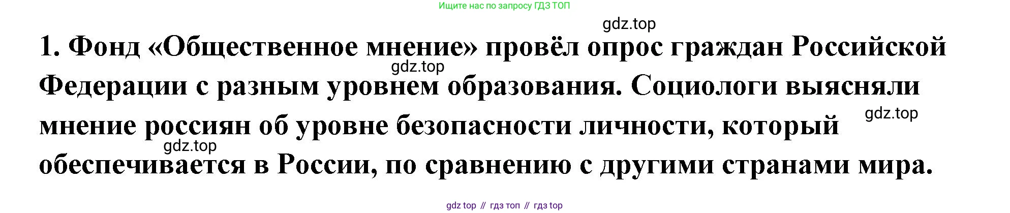 ГДЗ Обществознание, 9 класс рабочая тетрадь, авторы: Лазебникова Анна Юрьевна, Лобанов Илья Анатольевич, издательство Просвещение, Москва, 2024, страница 95, номер 1, Решение