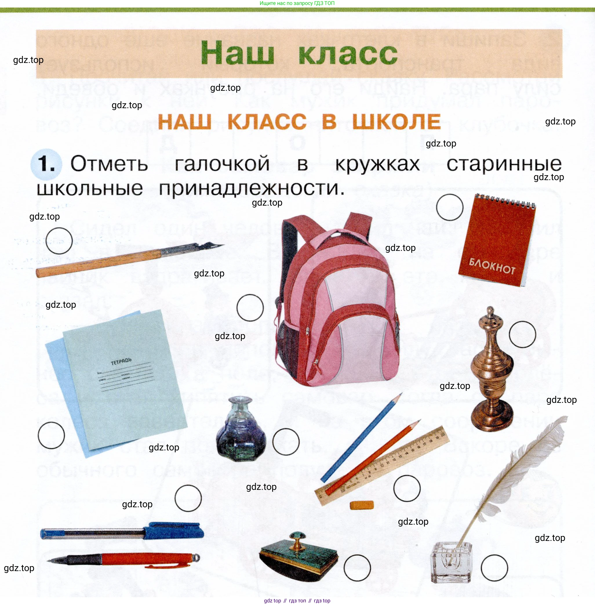 ГДЗ Окружающий мир, 1 класс рабочая тетрадь, авторы: Плешаков Андрей Анатольевич, Новицкая Марина Юрьевна, издательство Просвещение, Москва, 2023, белого цвета, Часть 1, страница 22, номер 1, Условие