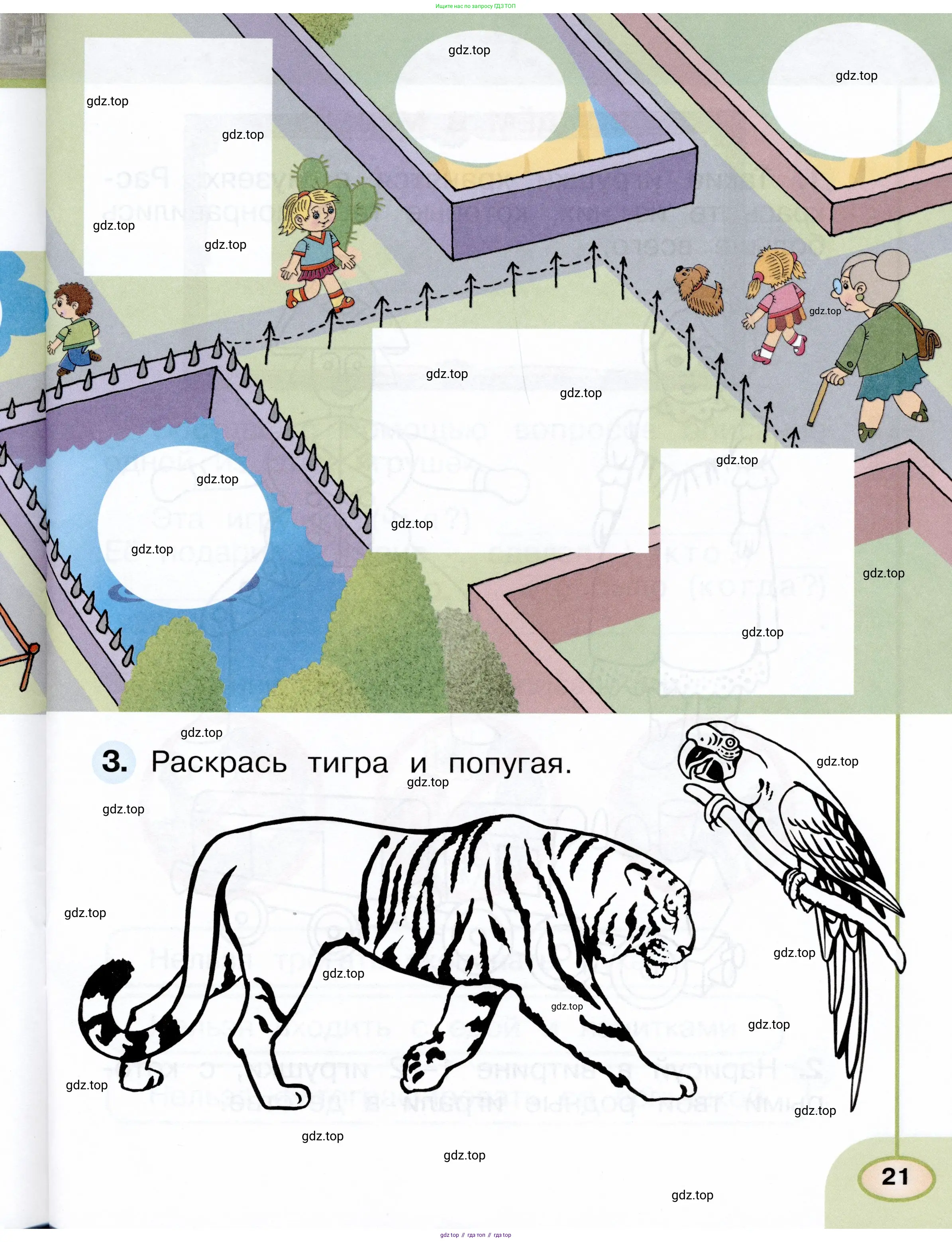 Окружающий мир, 1 класс рабочая тетрадь, авторы: Плешаков Андрей Анатольевич, Новицкая Марина Юрьевна, издательство Просвещение, Москва, 2023, белого цвета, Часть 1, страница 21