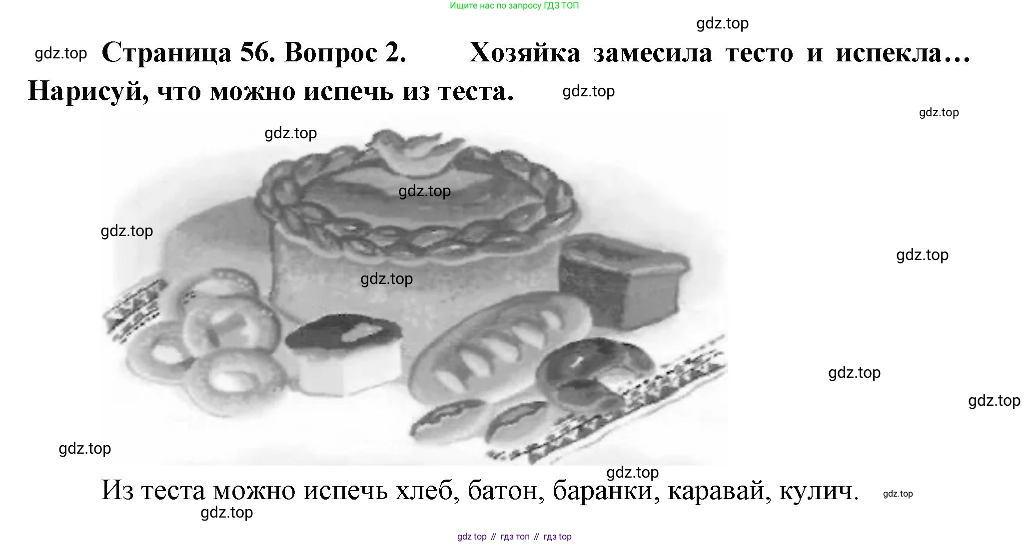 ГДЗ Окружающий мир, 1 класс рабочая тетрадь, авторы: Плешаков Андрей Анатольевич, Новицкая Марина Юрьевна, издательство Просвещение, Москва, 2023, белого цвета, Часть 1, страница 56, номер 2, Решение