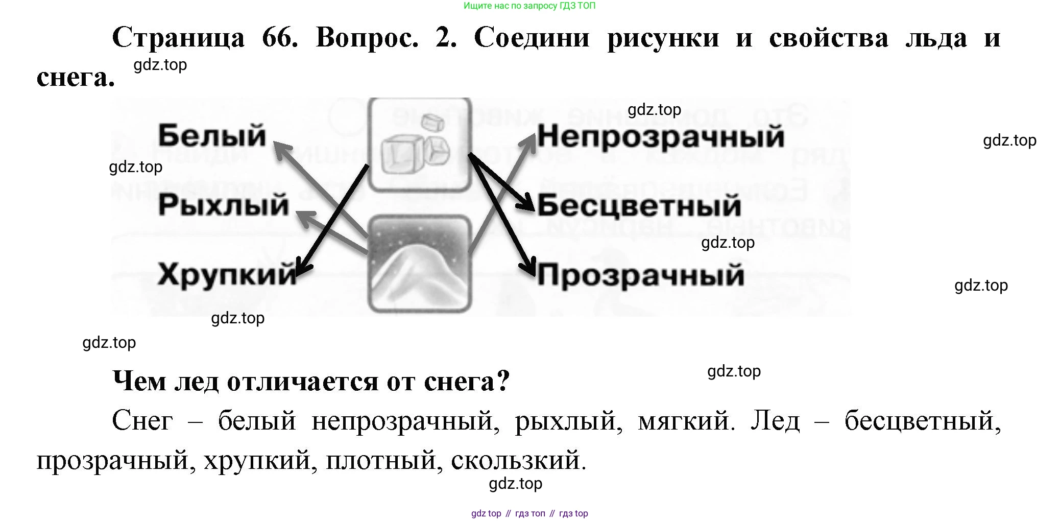 ГДЗ Окружающий мир, 1 класс рабочая тетрадь, авторы: Плешаков Андрей Анатольевич, Новицкая Марина Юрьевна, издательство Просвещение, Москва, 2023, белого цвета, Часть 1, страница 66, номер 2, Решение