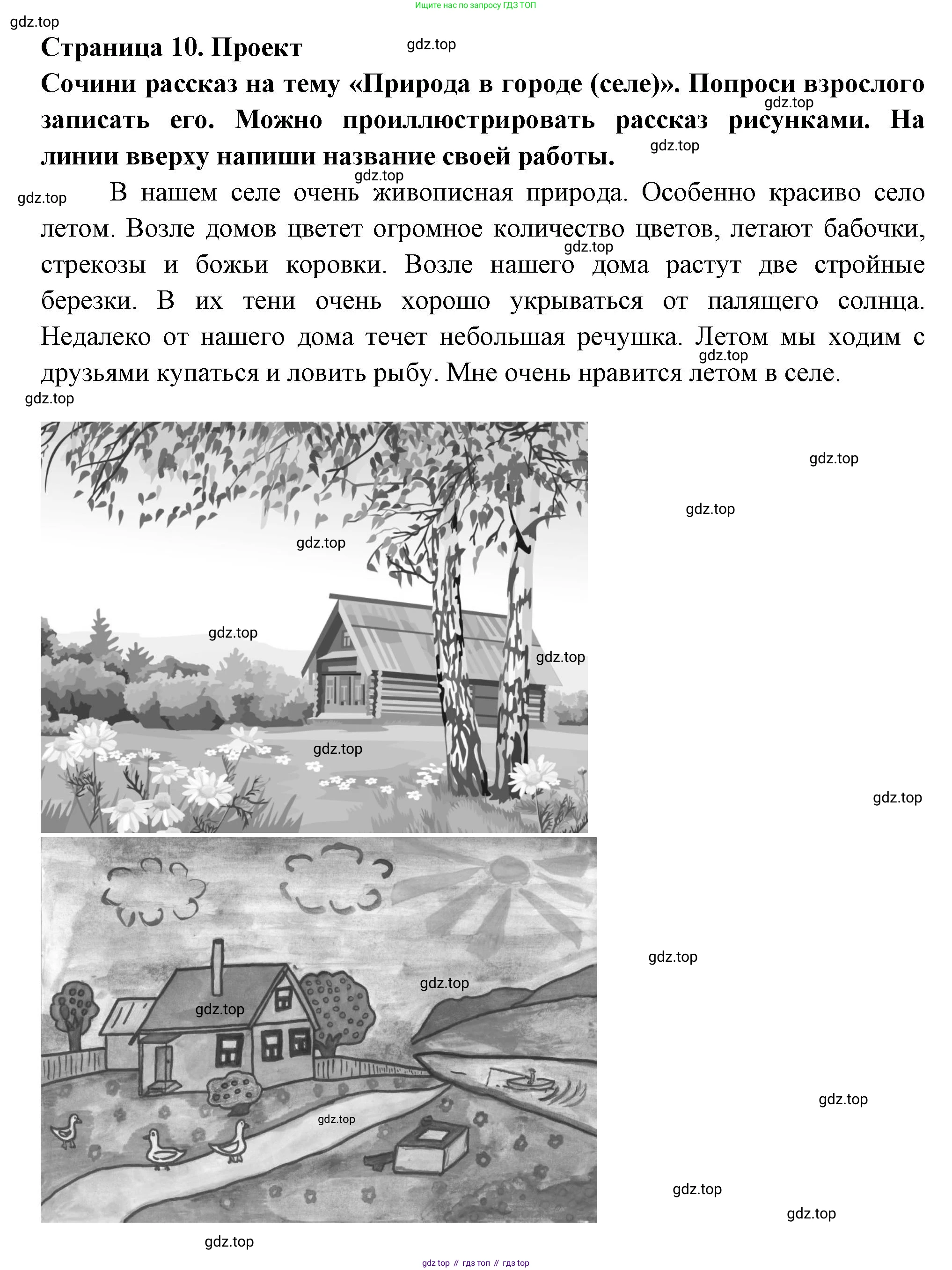 ГДЗ Окружающий мир, 1 класс рабочая тетрадь, авторы: Плешаков Андрей Анатольевич, Новицкая Марина Юрьевна, издательство Просвещение, Москва, 2023, белого цвета, Часть 2, страница 10, Решение