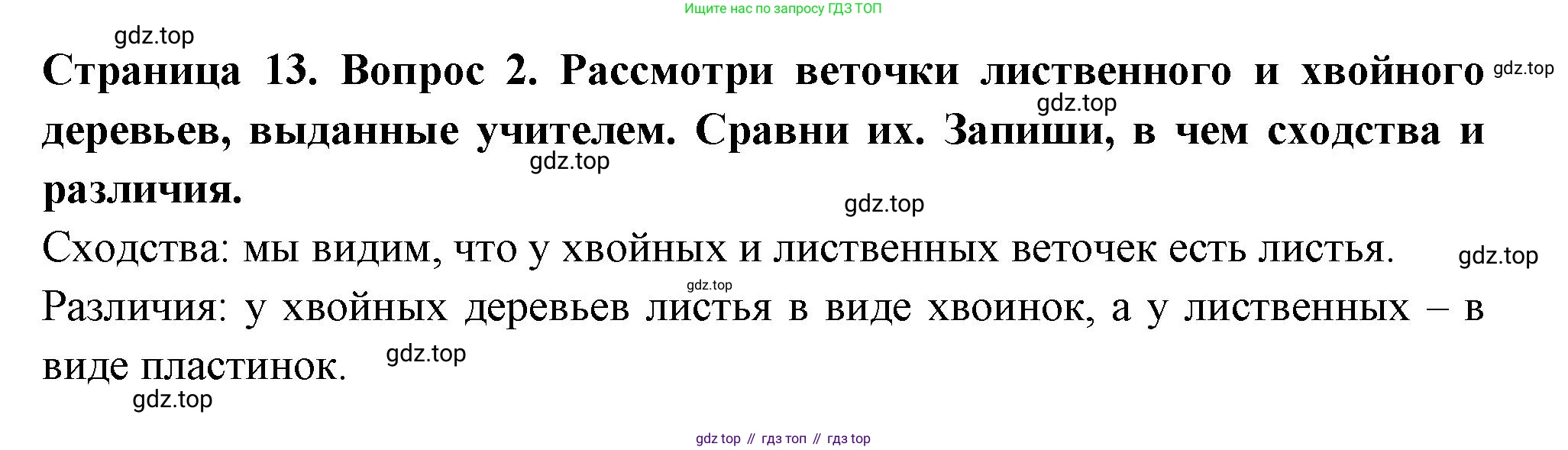 ГДЗ Окружающий мир, 1 класс рабочая тетрадь, авторы: Плешаков Андрей Анатольевич, Новицкая Марина Юрьевна, издательство Просвещение, Москва, 2023, белого цвета, Часть 2, страница 13, номер 2, Решение