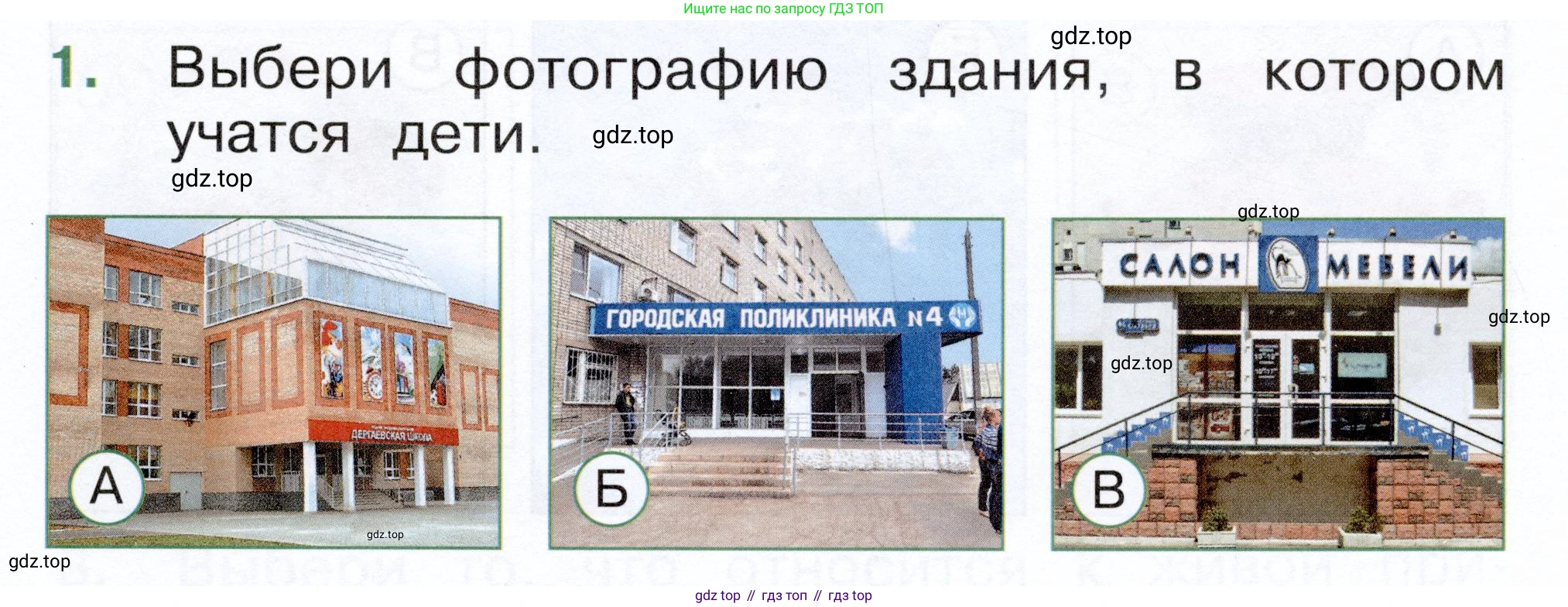 ГДЗ Окружающий мир, 1 класс Тесты, авторы: Плешаков Андрей Анатольевич, Новицкая Марина Юрьевна, Назарова З Д, издательство Просвещение, Москва, 2019, белого цвета, страница 3, номер 1, Условие