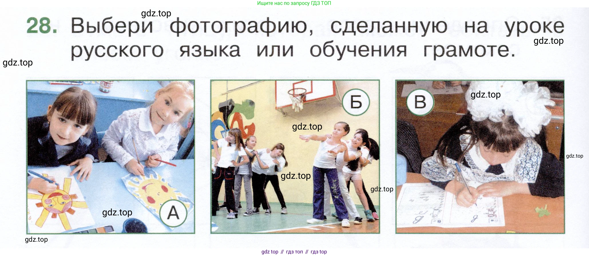 ГДЗ Окружающий мир, 1 класс Тесты, авторы: Плешаков Андрей Анатольевич, Новицкая Марина Юрьевна, Назарова З Д, издательство Просвещение, Москва, 2019, белого цвета, страница 22, номер 28, Условие
