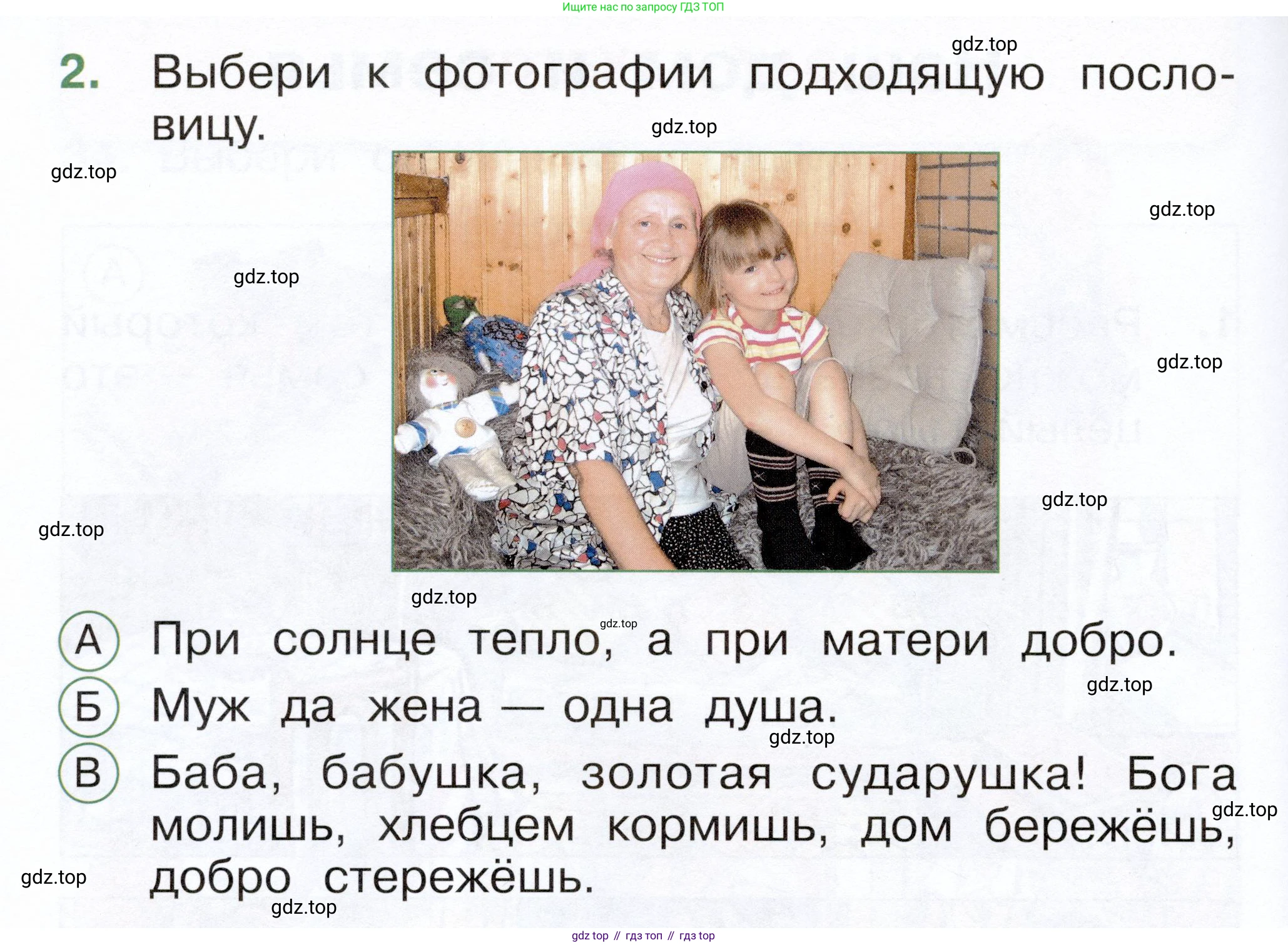 ГДЗ Окружающий мир, 1 класс Тесты, авторы: Плешаков Андрей Анатольевич, Новицкая Марина Юрьевна, Назарова З Д, издательство Просвещение, Москва, 2019, белого цвета, страница 26, номер 2, Условие