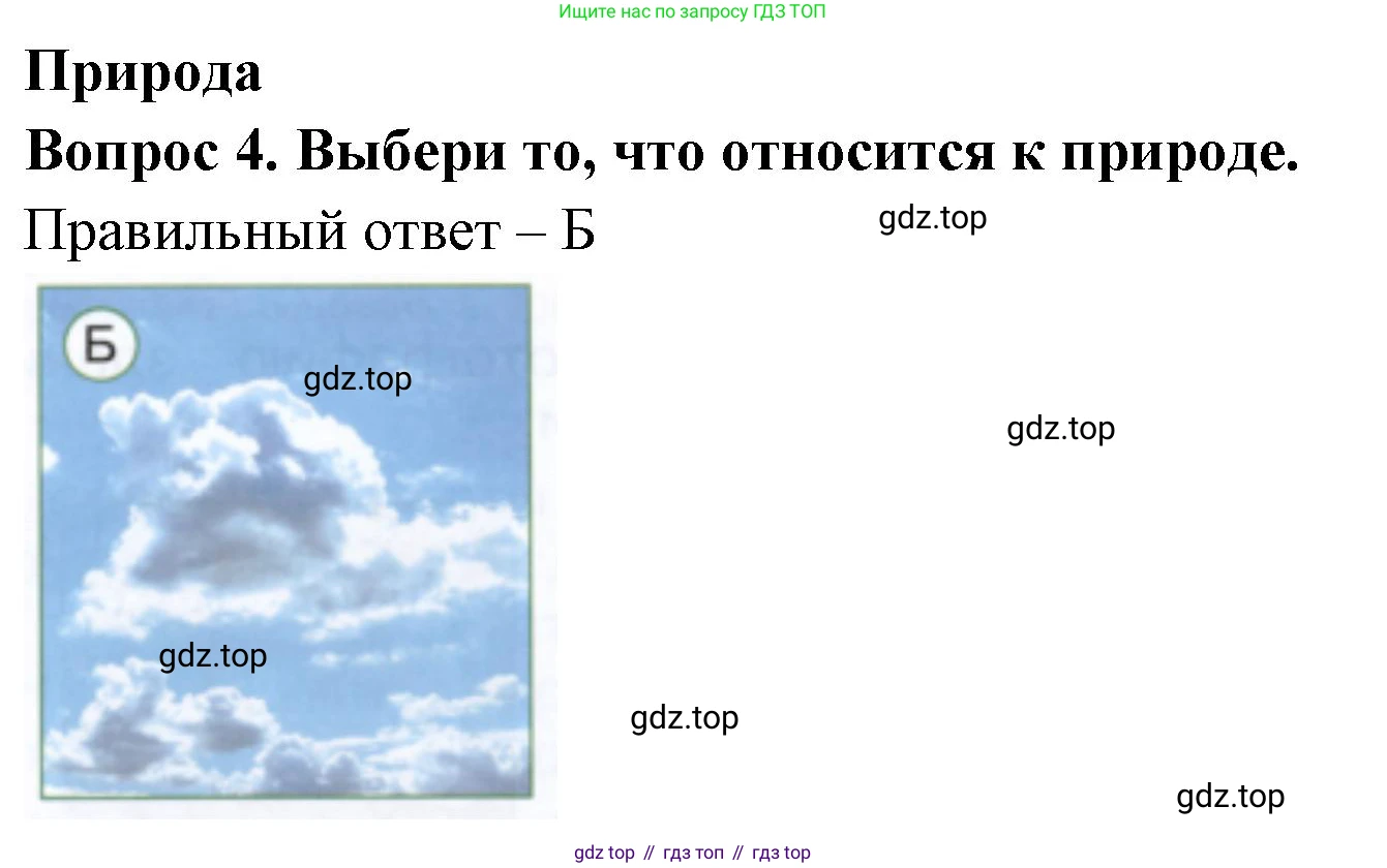 ГДЗ Окружающий мир, 1 класс Тесты, авторы: Плешаков Андрей Анатольевич, Новицкая Марина Юрьевна, Назарова З Д, издательство Просвещение, Москва, 2019, белого цвета, страница 4, номер 4, Решение