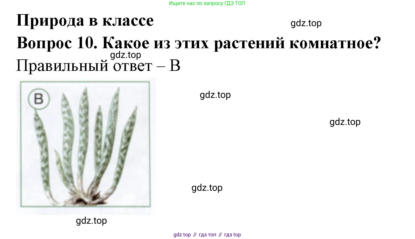 ГДЗ Окружающий мир, 1 класс Тесты, авторы: Плешаков Андрей Анатольевич, Новицкая Марина Юрьевна, Назарова З Д, издательство Просвещение, Москва, 2019, белого цвета, страница 16, номер 10, Решение