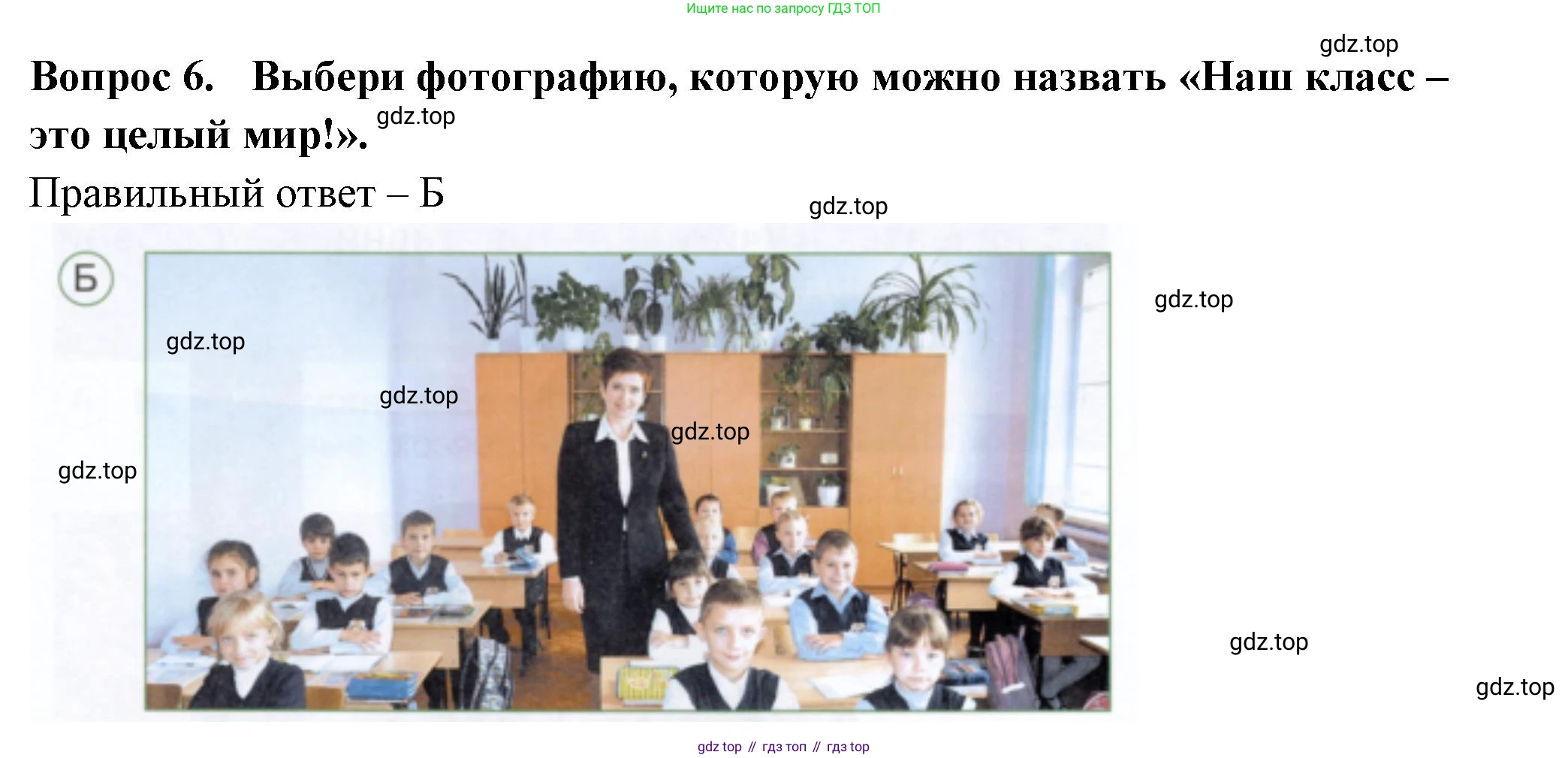 ГДЗ Окружающий мир, 1 класс Тесты, авторы: Плешаков Андрей Анатольевич, Новицкая Марина Юрьевна, Назарова З Д, издательство Просвещение, Москва, 2019, белого цвета, страница 13, номер 6, Решение