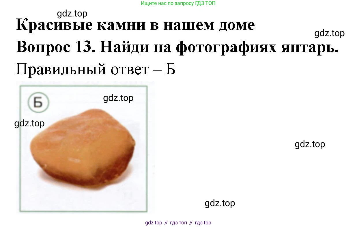 ГДЗ Окружающий мир, 1 класс Тесты, авторы: Плешаков Андрей Анатольевич, Новицкая Марина Юрьевна, Назарова З Д, издательство Просвещение, Москва, 2019, белого цвета, страница 30, номер 13, Решение