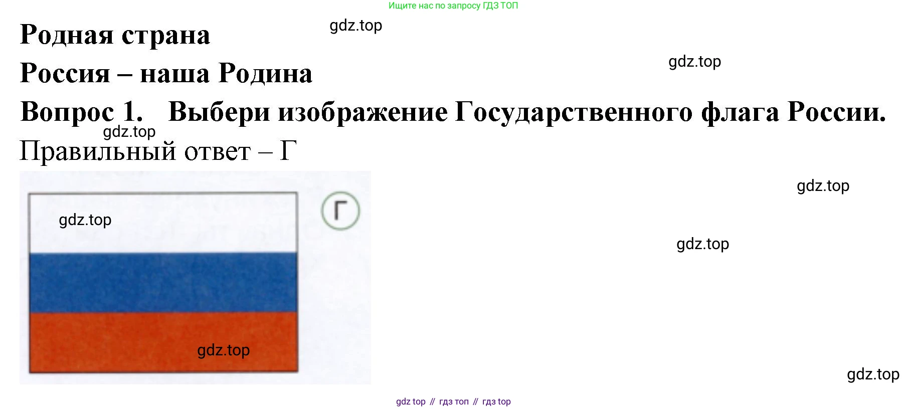 ГДЗ Окружающий мир, 1 класс Тесты, авторы: Плешаков Андрей Анатольевич, Новицкая Марина Юрьевна, Назарова З Д, издательство Просвещение, Москва, 2019, белого цвета, страница 53, номер 1, Решение