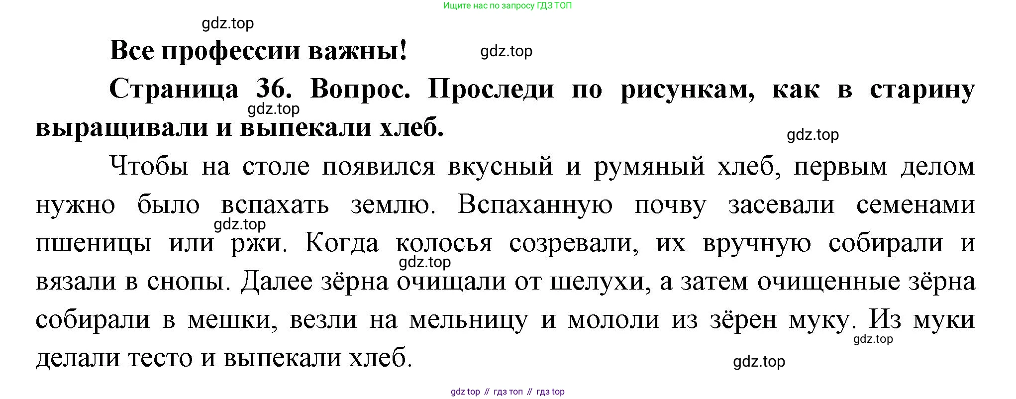 ГДЗ Окружающий мир, 1 класс Учебник, авторы: Плешаков Андрей Анатольевич, Новицкая Марина Юрьевна, издательство Просвещение, Москва, 2023, белого цвета, Часть 2, страница 36, Решение