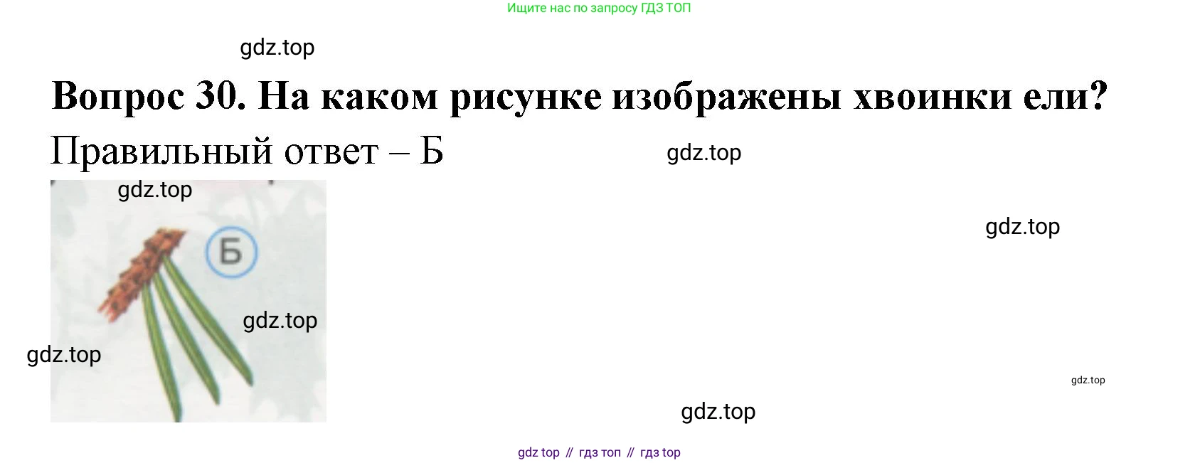 ГДЗ Окружающий мир, 1 класс Тесты, авторы: Плешаков Андрей Анатольевич, Гара Наталья Николаевна, Назарова З Д, издательство Просвещение, Москва, 2015, белого цвета, страница 12, номер 30, Решение
