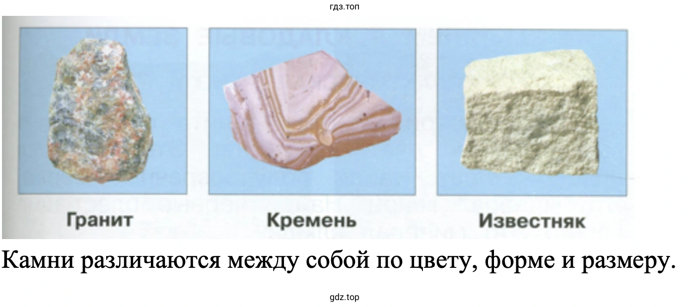 Гранит Кремень Известняк