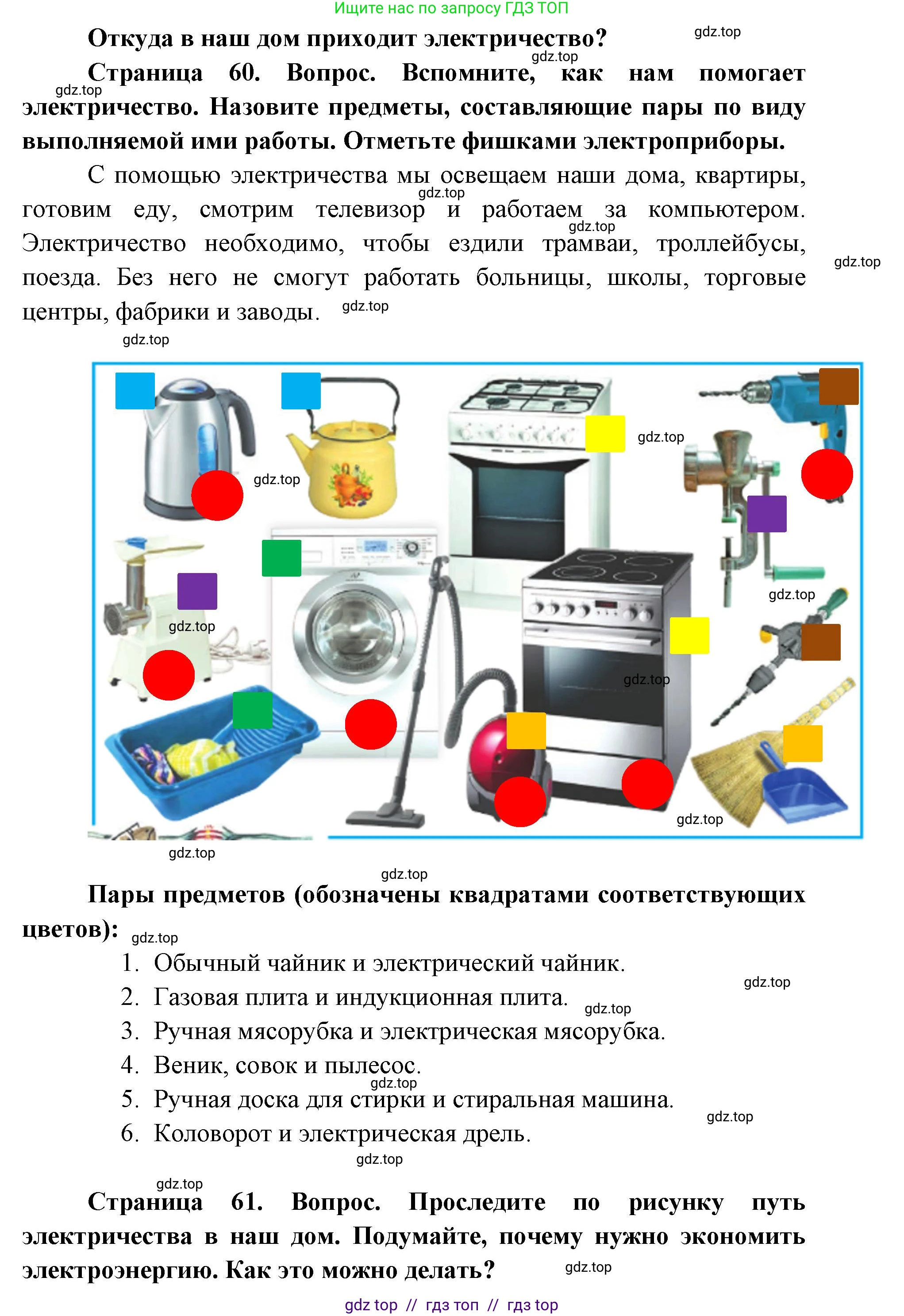 Окружающий мир, 1 класс Учебник, автор: Плешаков Андрей Анатольевич, издательство Просвещение, Москва, 2023, белого цвета, Часть 1, страница 60, Решение 2