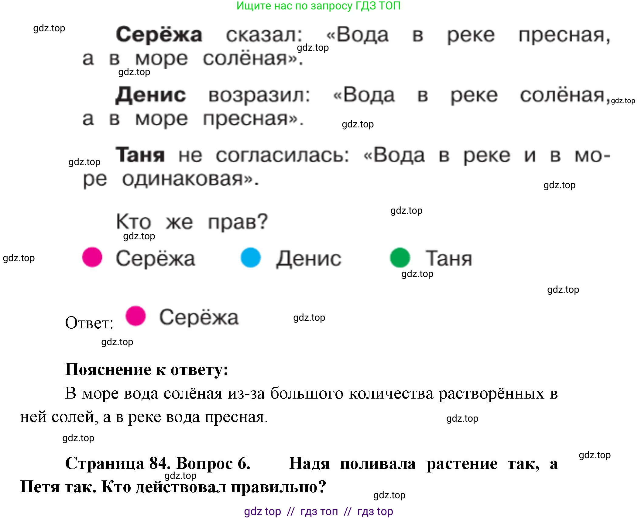 Окружающий мир, 1 класс Учебник, автор: Плешаков Андрей Анатольевич, издательство Просвещение, Москва, 2023, белого цвета, Часть 1, страница 82, Решение 2 (продолжение 4)