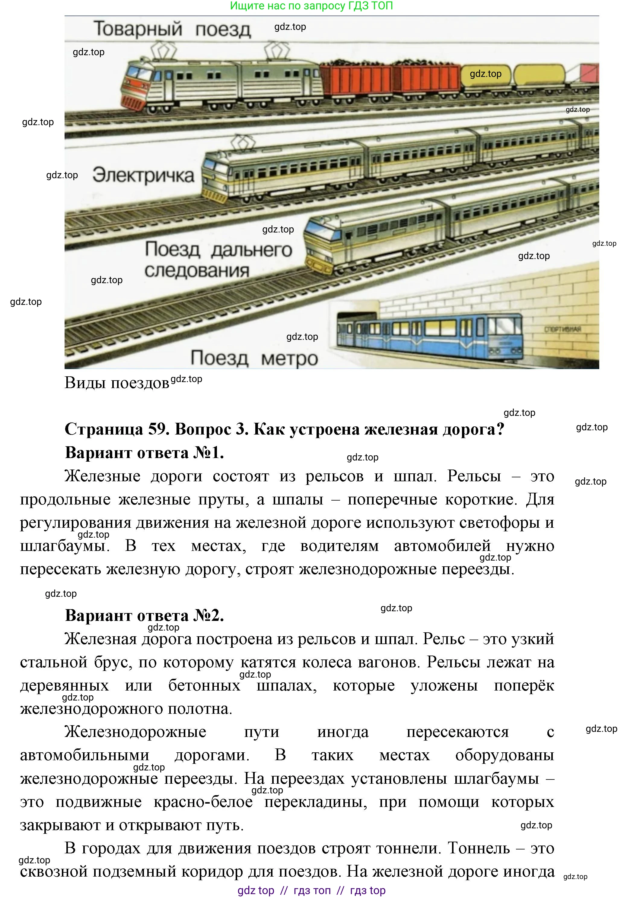 Окружающий мир, 1 класс Учебник, автор: Плешаков Андрей Анатольевич, издательство Просвещение, Москва, 2023, белого цвета, Часть 2, страница 58, Решение 2 (продолжение 5)