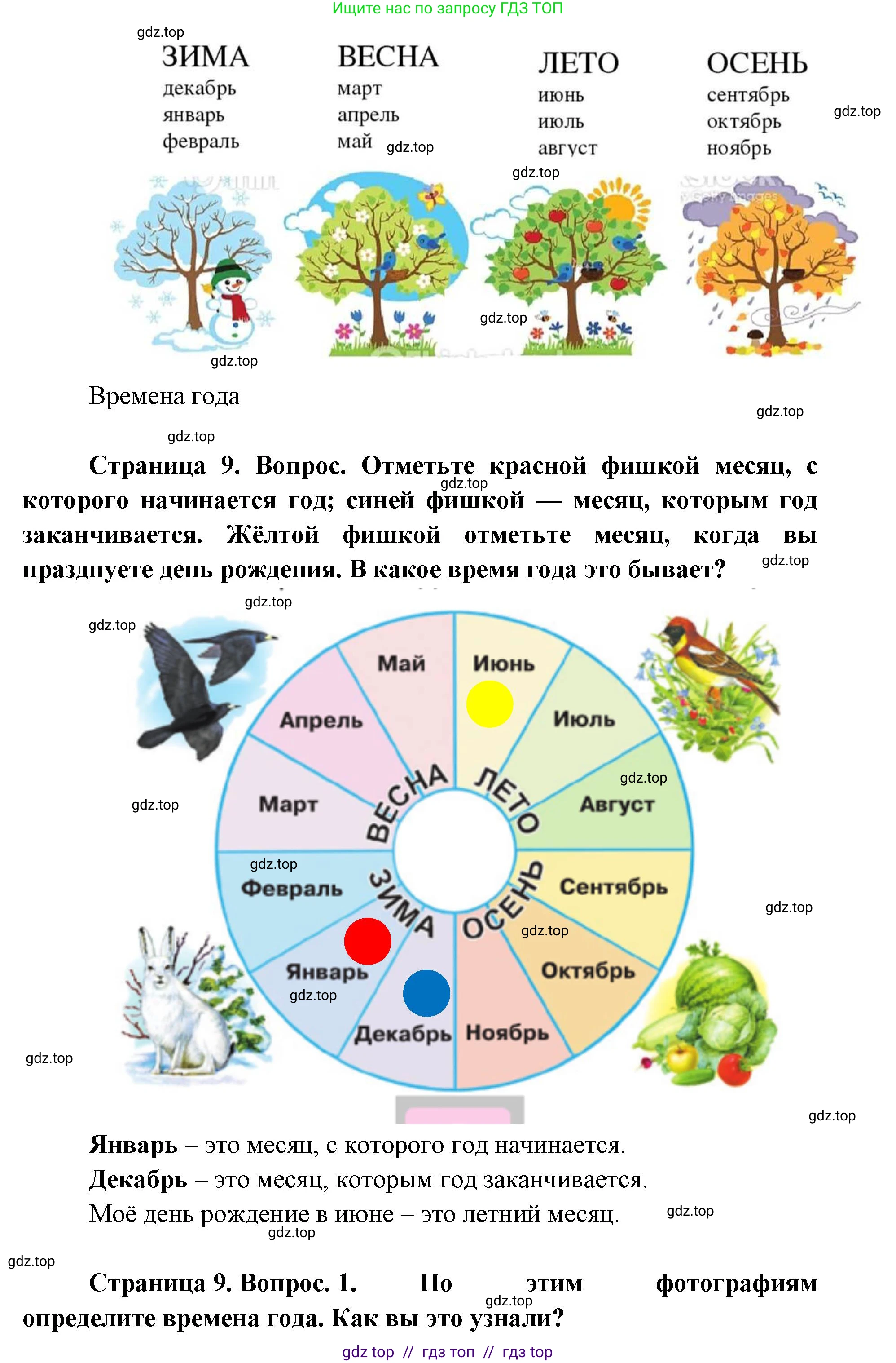 Окружающий мир, 1 класс Учебник, автор: Плешаков Андрей Анатольевич, издательство Просвещение, Москва, 2023, белого цвета, Часть 2, страница 8, Решение 2 (продолжение 3)