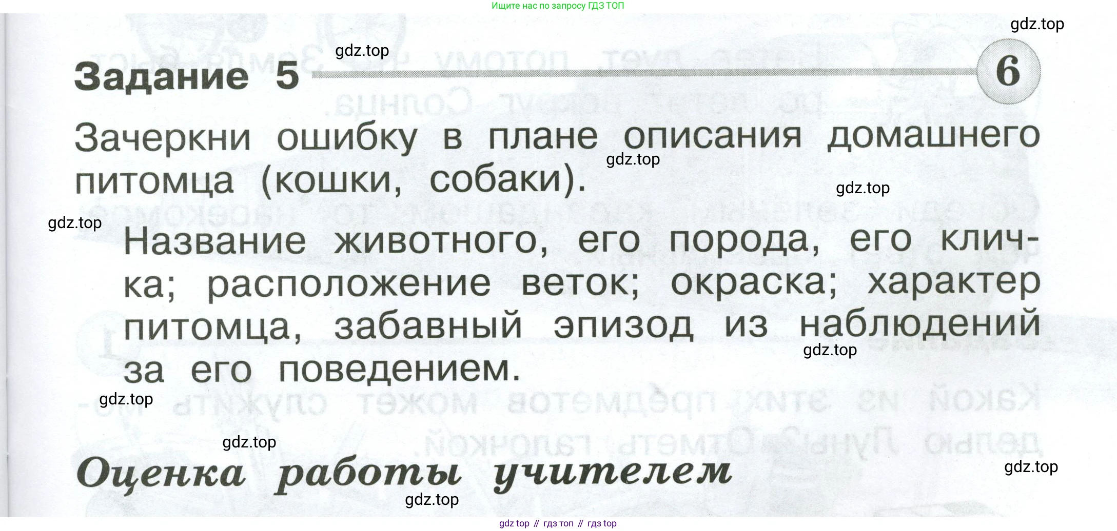 ГДЗ Окружающий мир, 1 класс Проверочные работы, авторы: Плешаков Андрей Анатольевич, Плешаков С А, издательство Просвещение, Москва, 2023, белого цвета, страница 45, номер 5, Условие