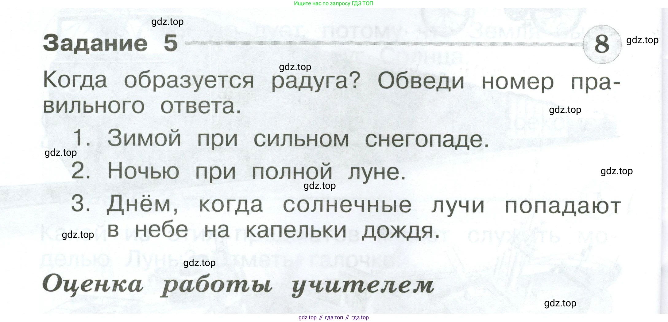 ГДЗ Окружающий мир, 1 класс Проверочные работы, авторы: Плешаков Андрей Анатольевич, Плешаков С А, издательство Просвещение, Москва, 2023, белого цвета, страница 48, номер 5, Условие