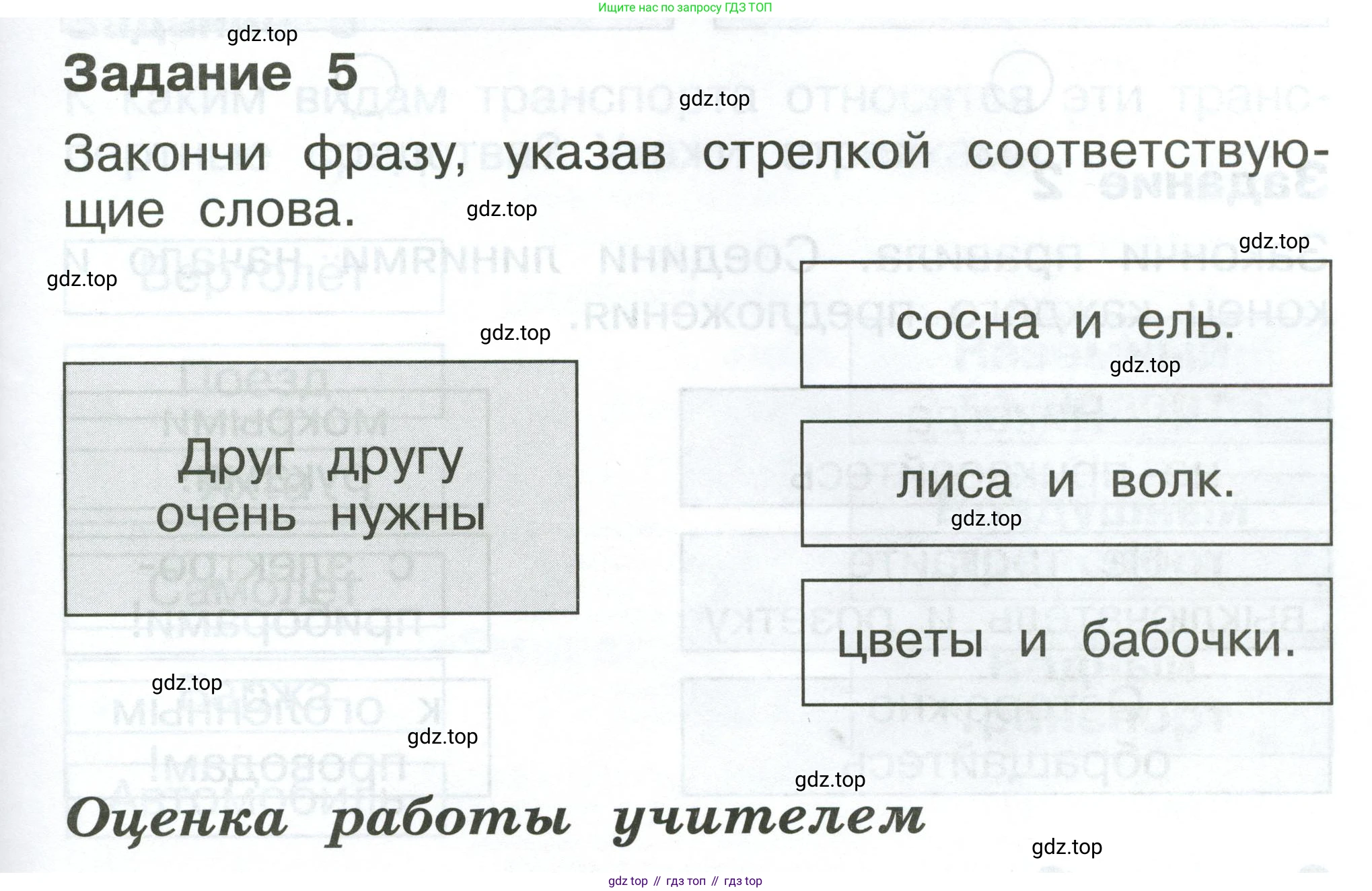ГДЗ Окружающий мир, 1 класс Проверочные работы, авторы: Плешаков Андрей Анатольевич, Плешаков С А, издательство Просвещение, Москва, 2023, белого цвета, страница 61, номер 5, Условие