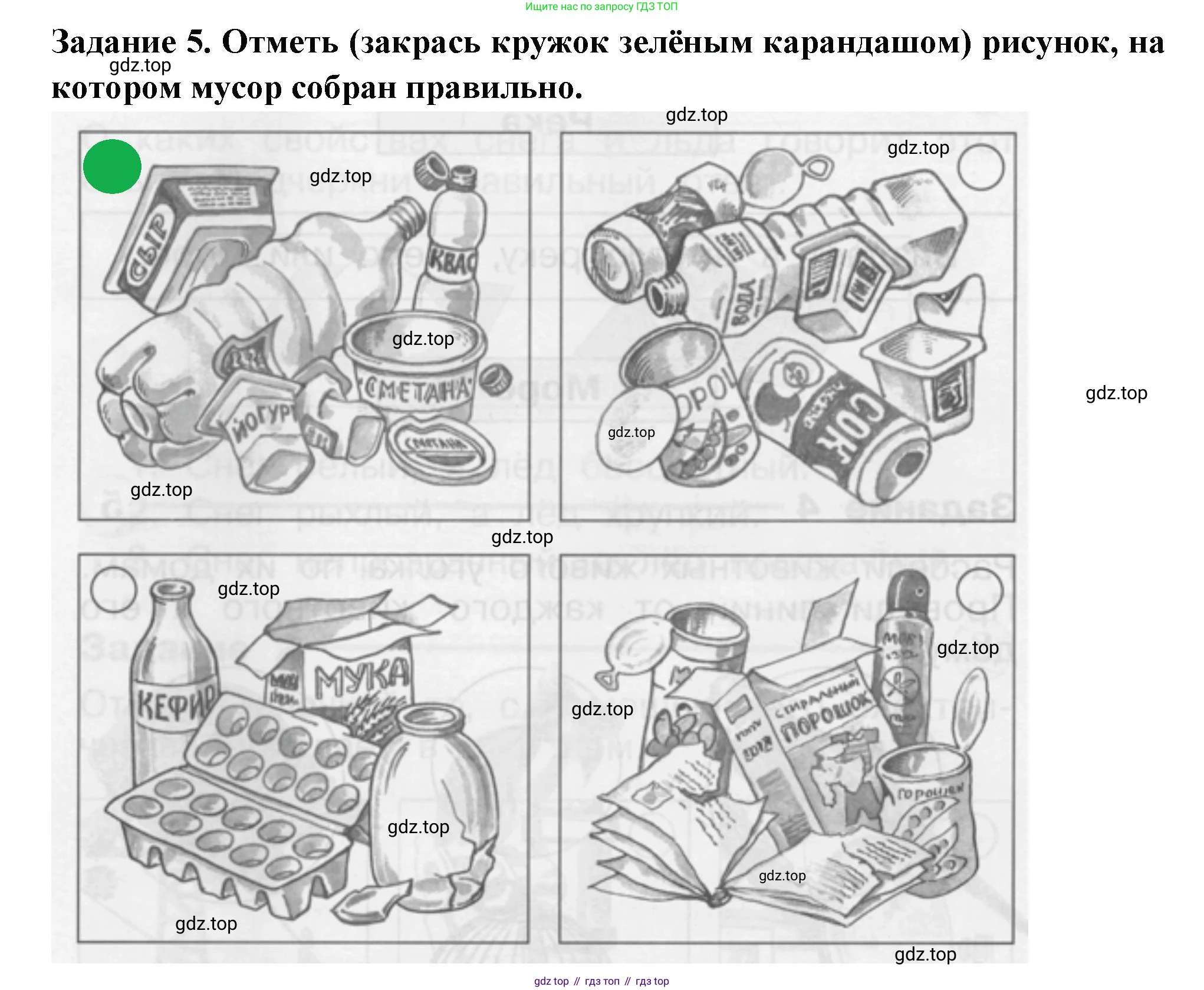 ГДЗ Окружающий мир, 1 класс Проверочные работы, авторы: Плешаков Андрей Анатольевич, Плешаков С А, издательство Просвещение, Москва, 2023, белого цвета, страница 28, номер 5, Решение