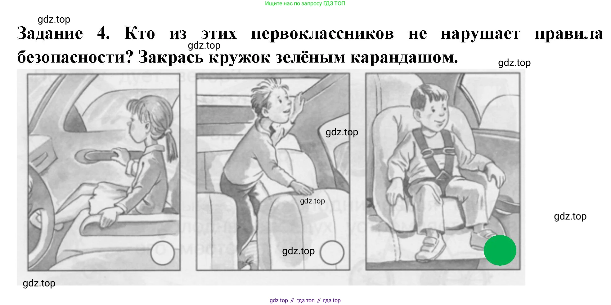 ГДЗ Окружающий мир, 1 класс Проверочные работы, авторы: Плешаков Андрей Анатольевич, Плешаков С А, издательство Просвещение, Москва, 2023, белого цвета, страница 48, номер 4, Решение